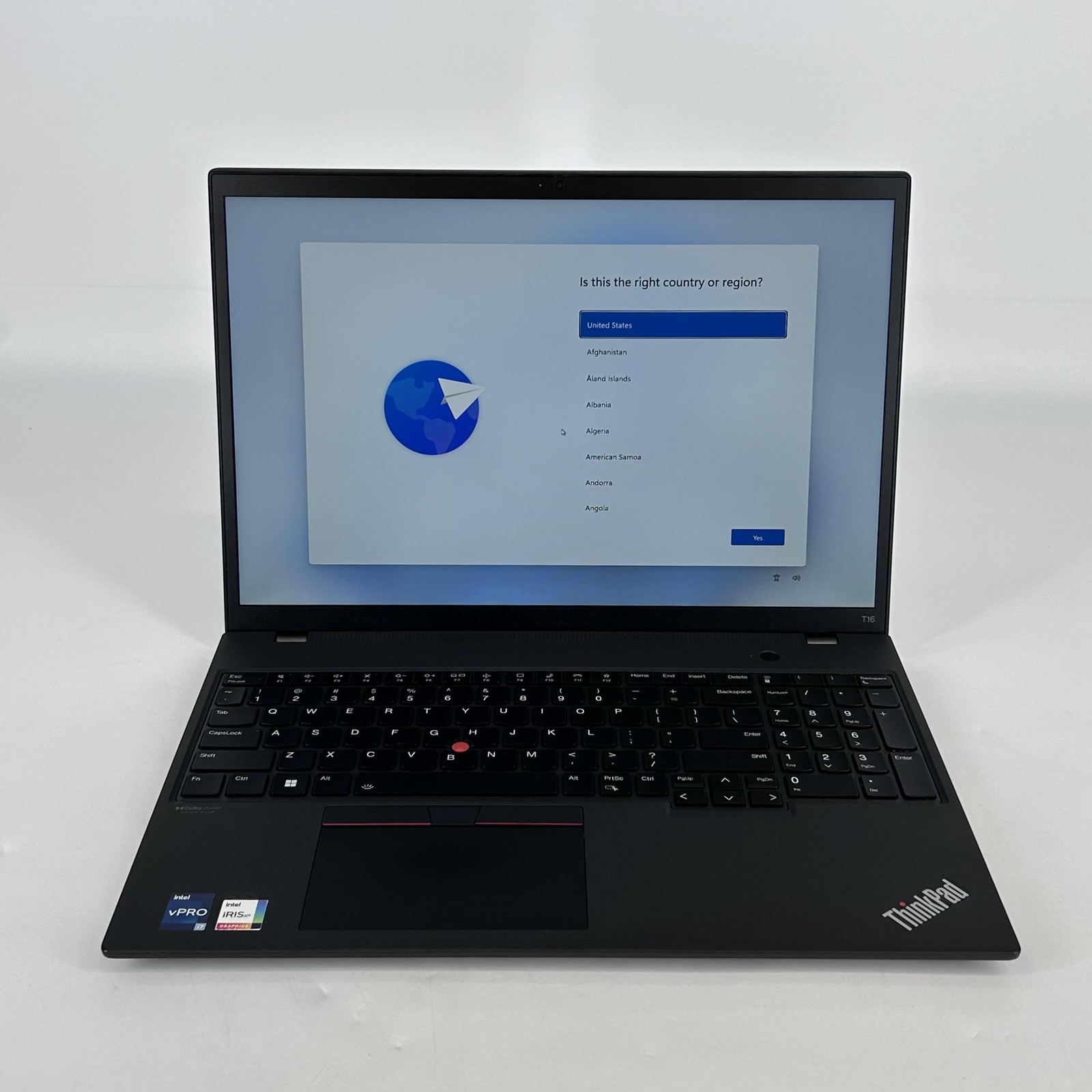 Lenovo ThinkPad T16 Gen 1 Gray FHD+ TOUCH 2.2GHz i7-1270P 32GB 1TB SSD Very Good