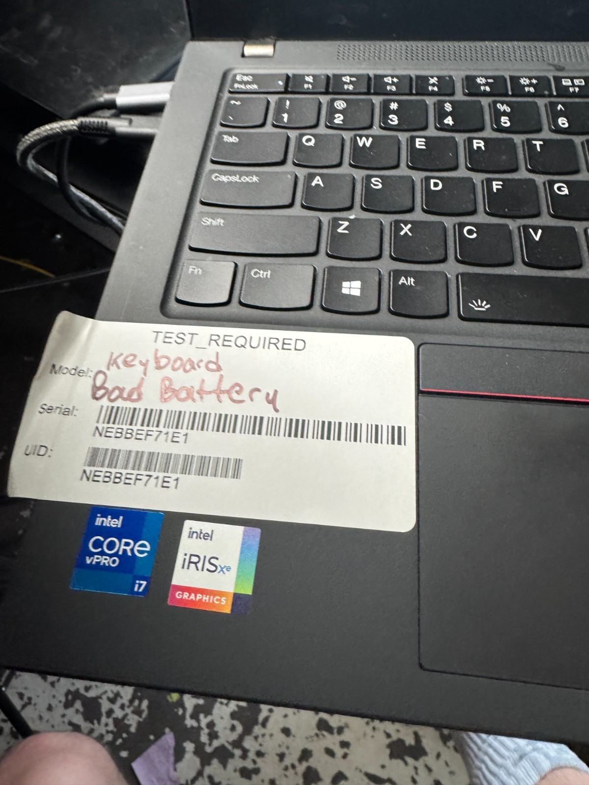 Lenovo ThinkPad T14s Gen 2 Core i7-1185G7, 16GB RAM, 256GB SSD *READ #6181