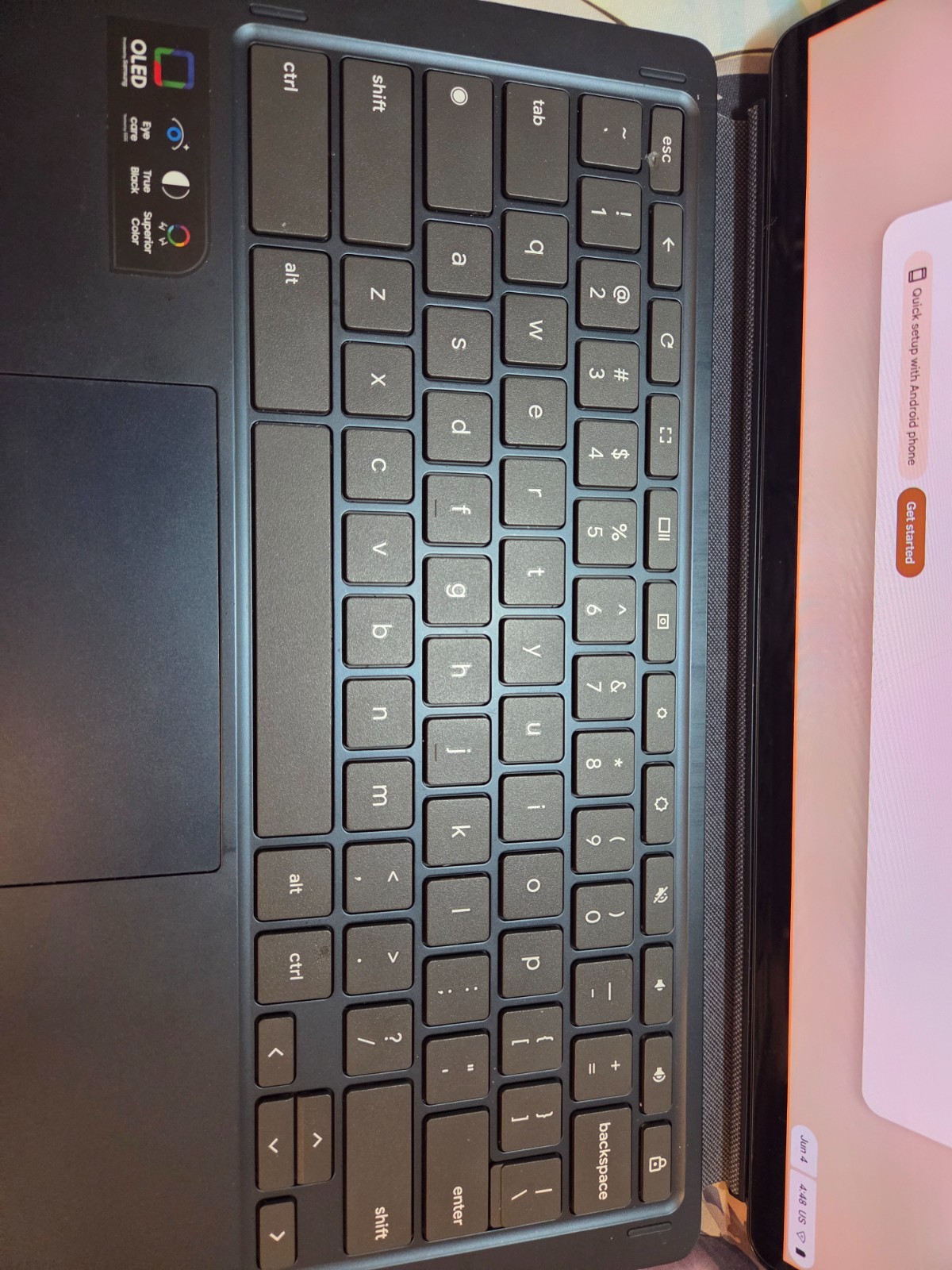 Lenovo IP Duet 5 Chromebook 13Q7C6 13.3″ OLED screen great condition