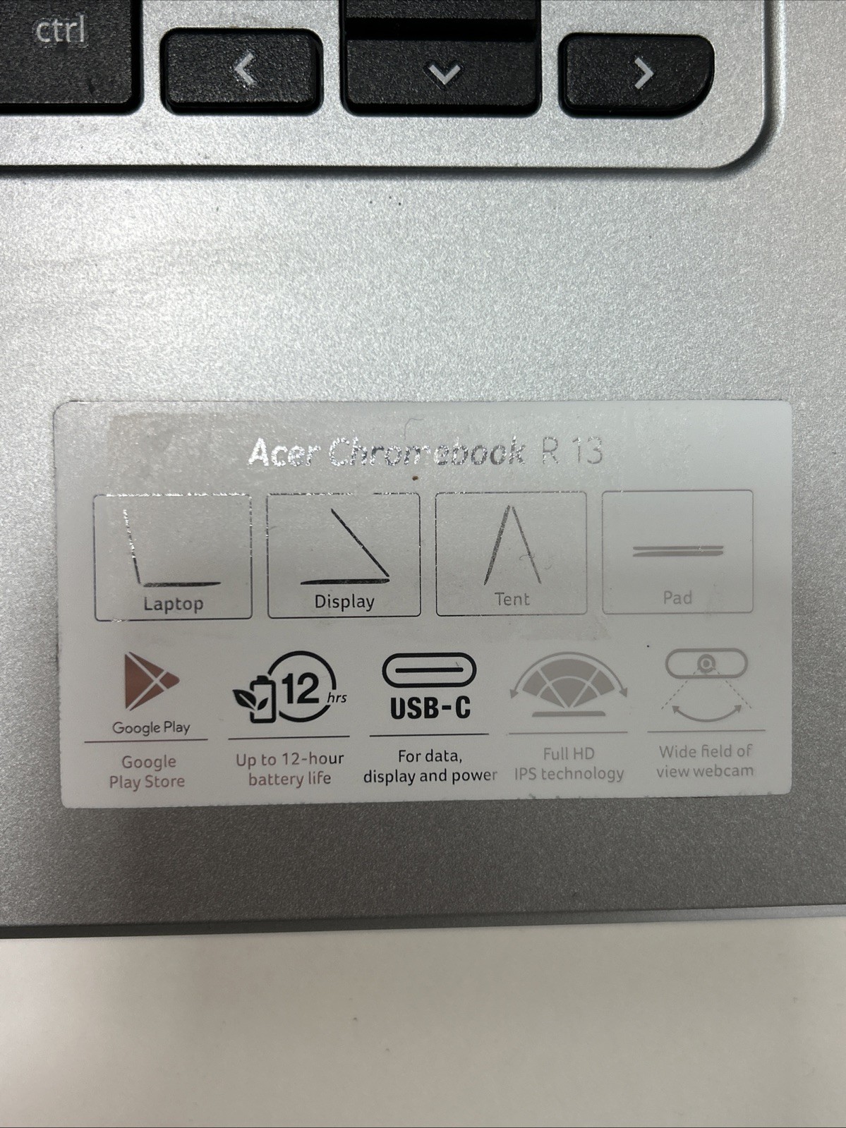 Acer Chromebook R13 MediaTek MT8173C 4GB DDR3 Ram 13.3” FHD For Parts