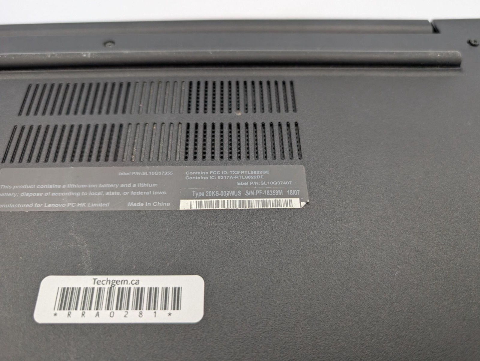 Lenovo ThinkPad E580 15.6″ Screen Intel Core i5-7200U 2.50 GHz Black Laptop