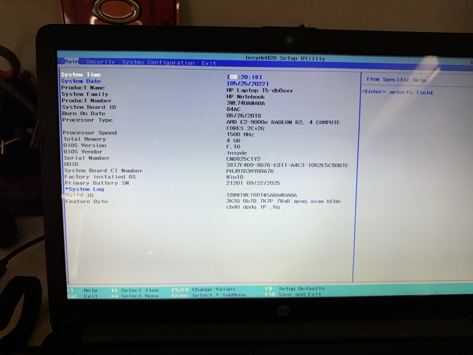 HP Notebook 15-DB0091NR 15.6″ 250GB AMD Radeon R2 1.50GHz Dual-Core with 4GB RAM