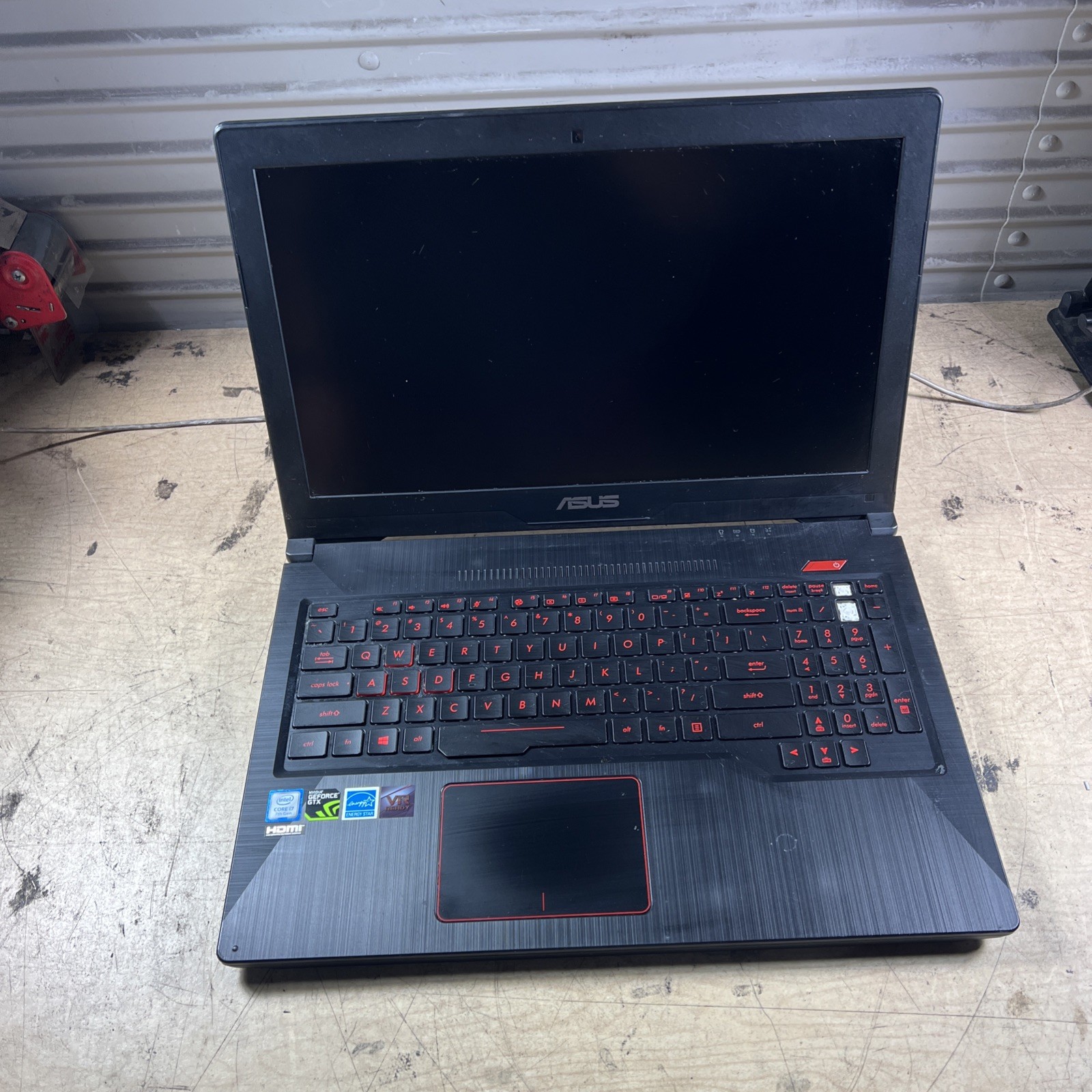 ASUS FX503V INTEL CORE I7 7TH GEN NO RAM **UNTESTED