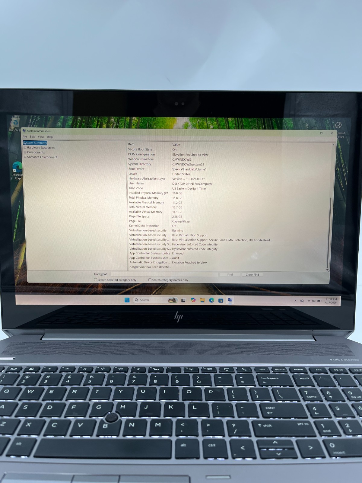 HP zBook 15 G5 i7-8750H 2.20GHz 16GB Ram 256GB SSD Win 11 Pro P1000