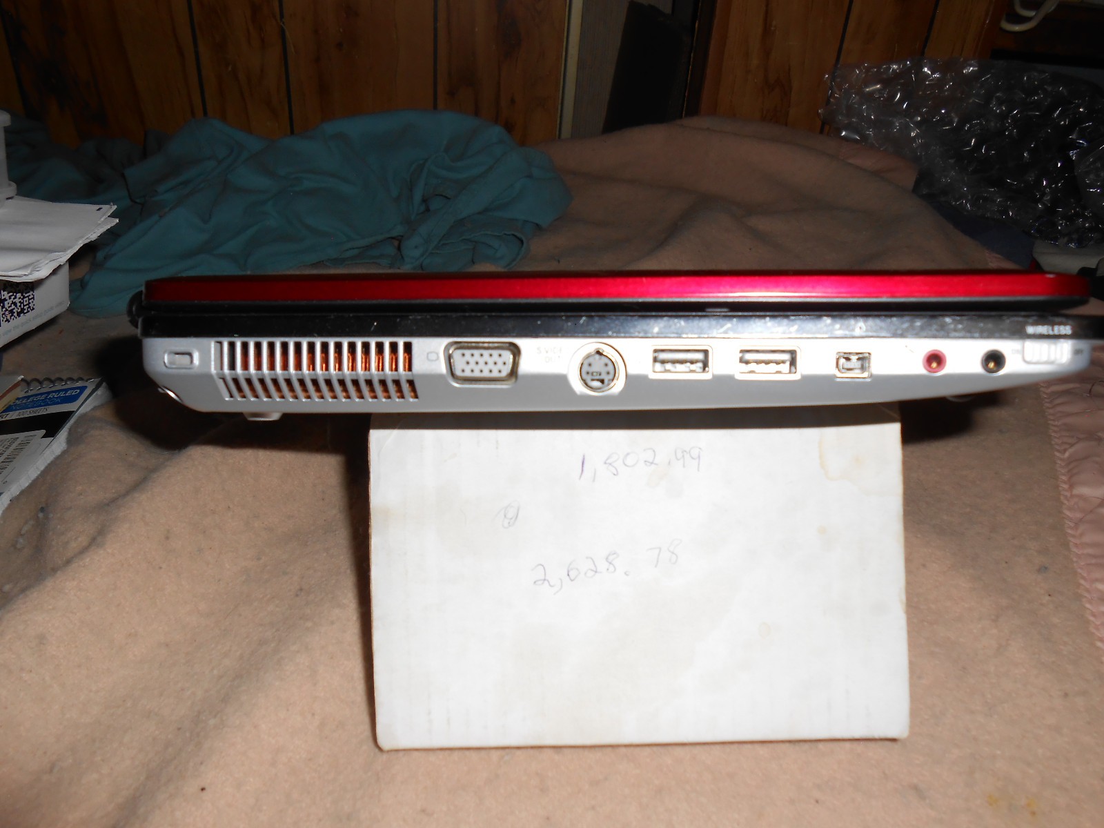 Red Sony Vaio CR Windows 7 Activated Laptop