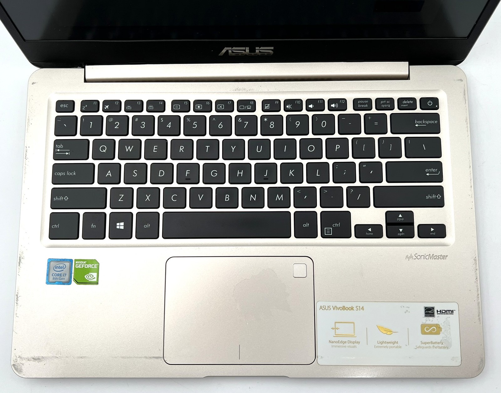 Asus NoteBook – FHD – i7 8550U – 8GB RAM – MX150 – 256GB SSD (S410UN-NS74)