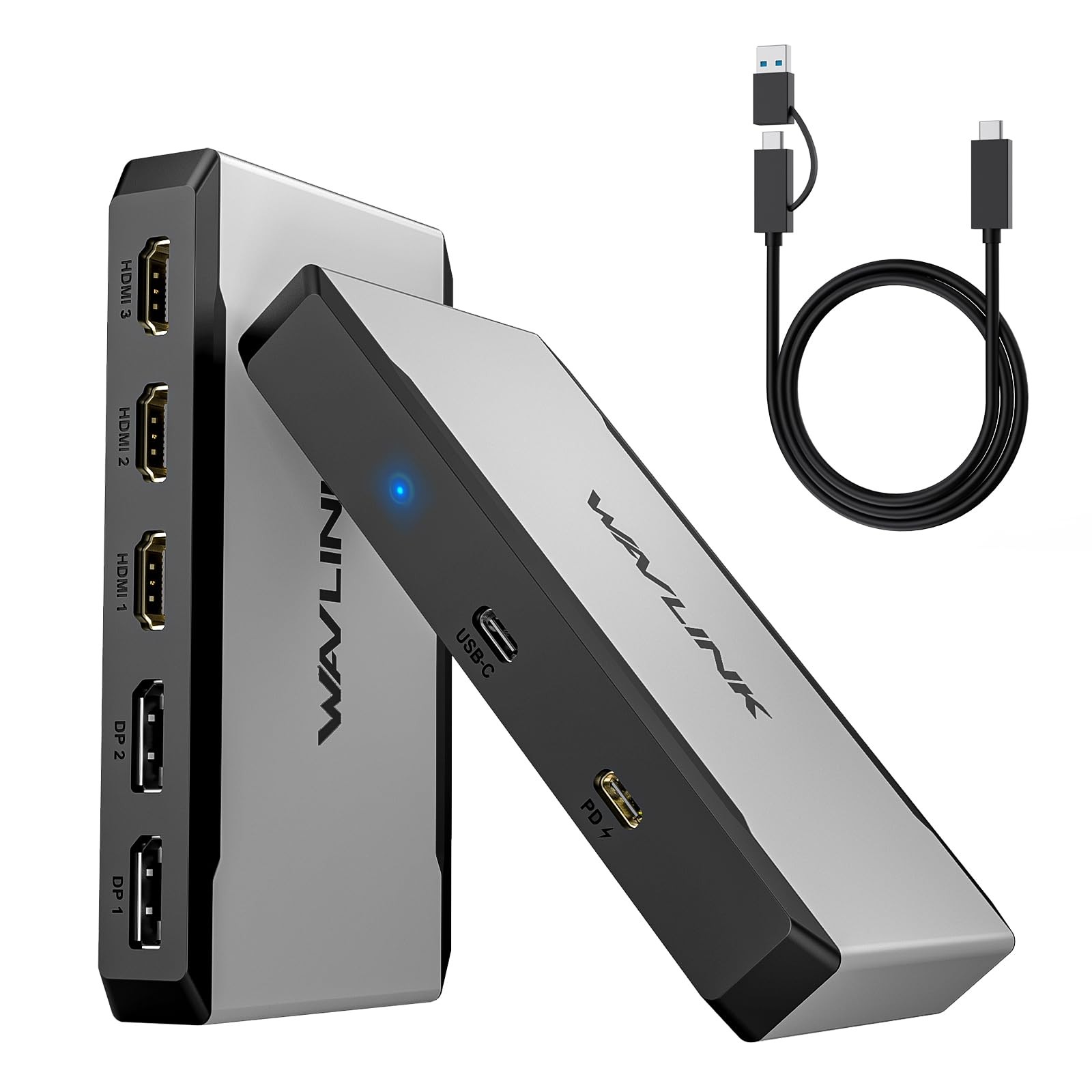 WAVLINK Triple Monitor Docking Station M1/M2/M3/M4 macOS 100W PD 4K 60Hz