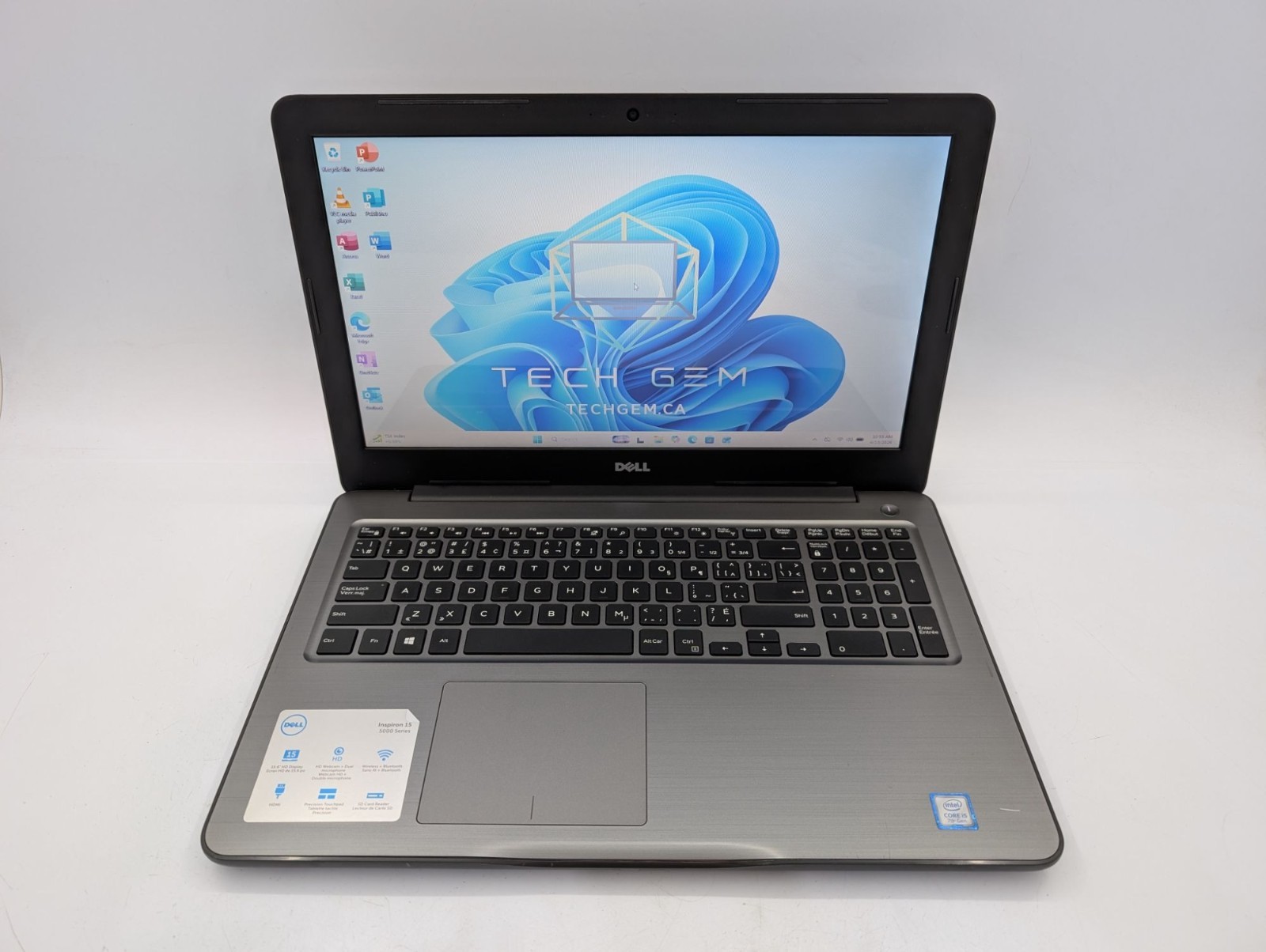 Dell Inspiron 5567 15.6″ Laptop i5-7200U 8GB RAM 120GB HDD Win11 Home Parts