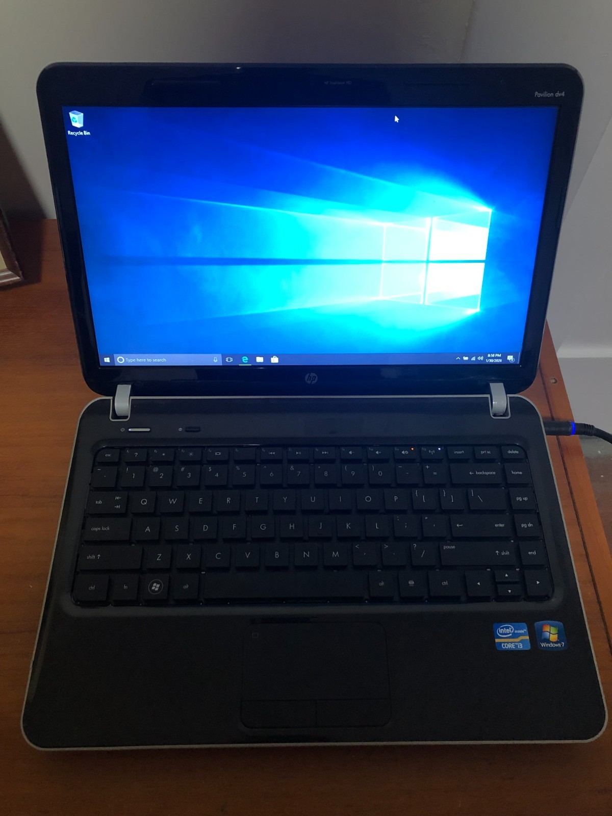 HP Pavilion dv4-2153cl Intel Core i3-2330M 2.2 GHz 4 GB RAM – Windows 10