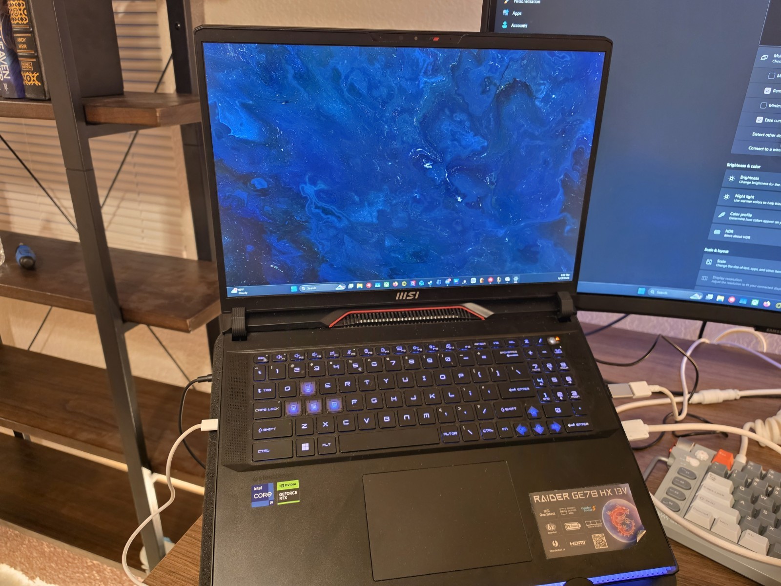 MSI Raider GE78 HX 13V i9-13950HX 64GB DDR5 2TB SSD RTX 4080 17″ QHD
