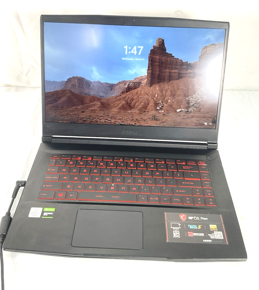 MSI THIN GF65 i7-10750H 32GB RAM 512GB SSD Laptop