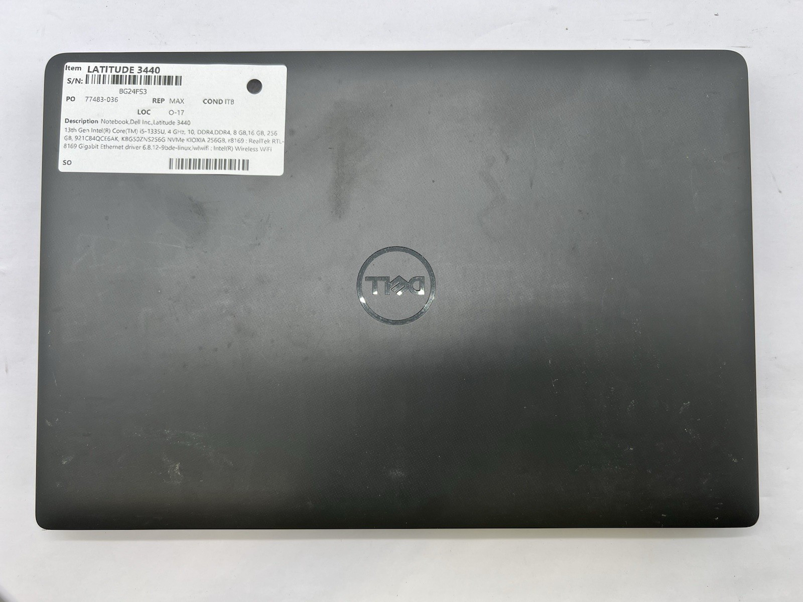 Dell Latitude 3440, Core i5 13th Gen, 4.5GHz, 24GB RAM, 256GB NVMe-No OS/Charger