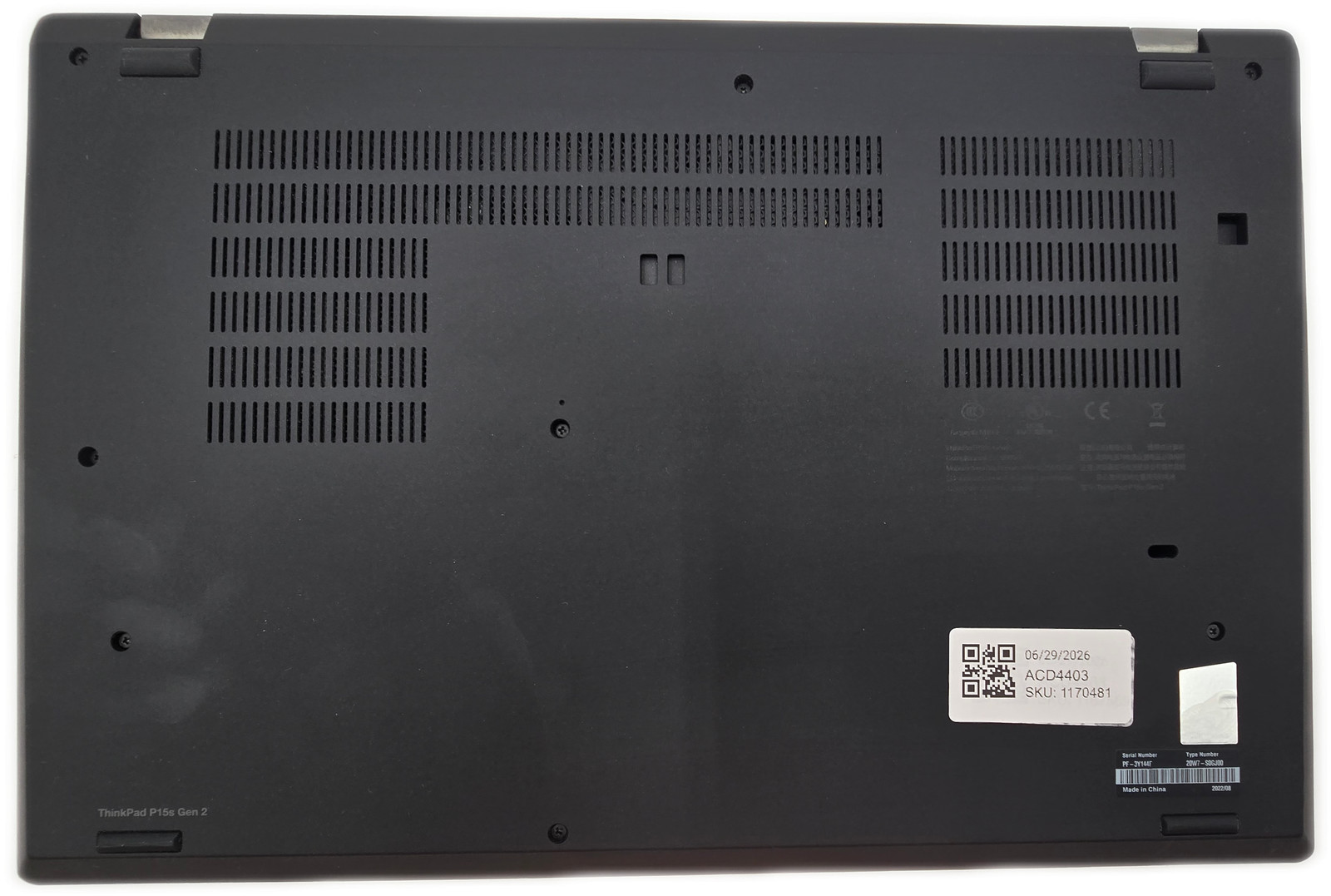 Lenovo ThinkPad P15s Gen 2i i7-11th Gen 32GB 512GB SSD Windows 11 Pro