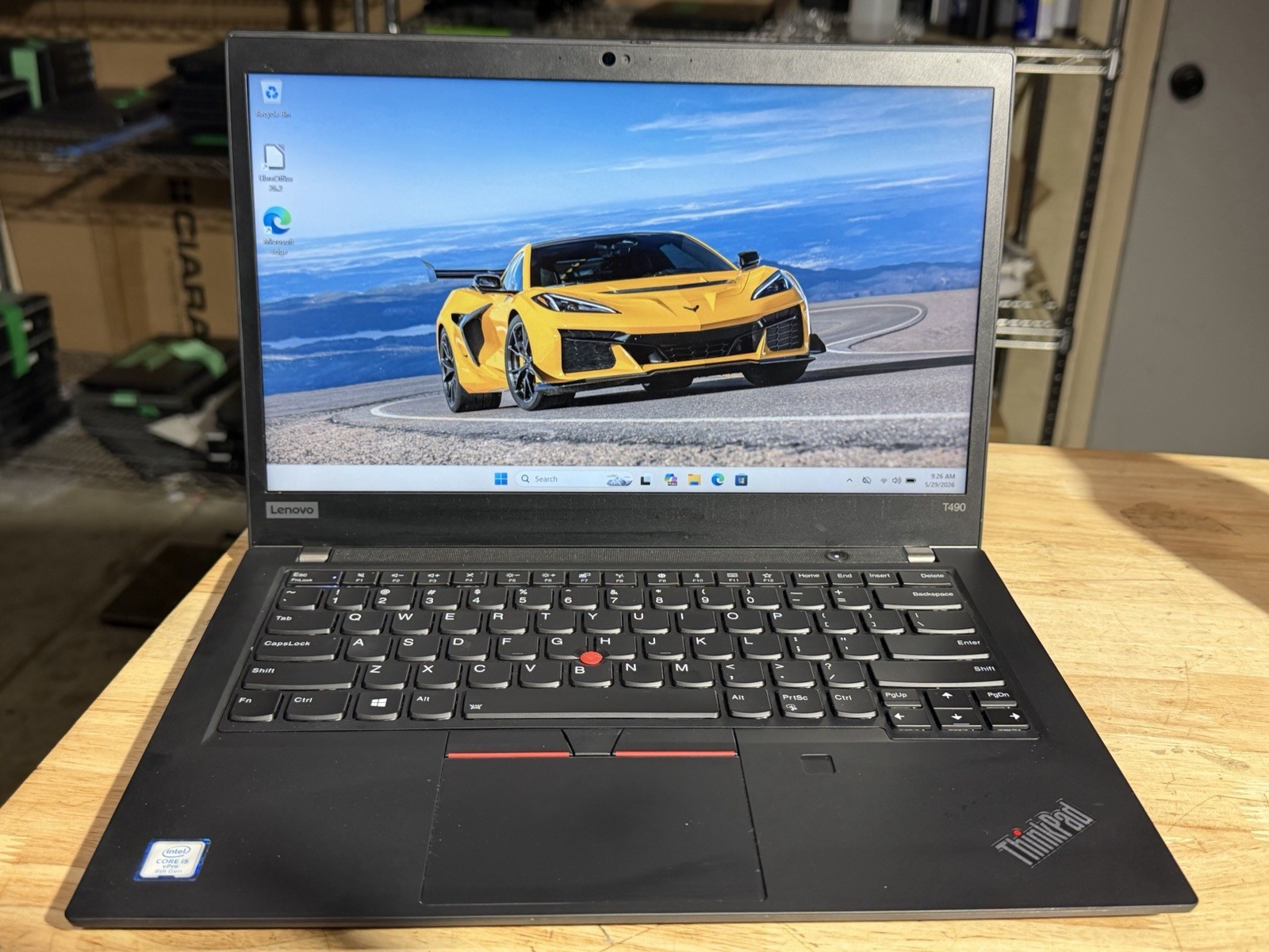 Lenovo ThinkPad T490 14” Touchscreen i5-8365U 16GB RAM 500GB NVMe SSD Win 11 Pro