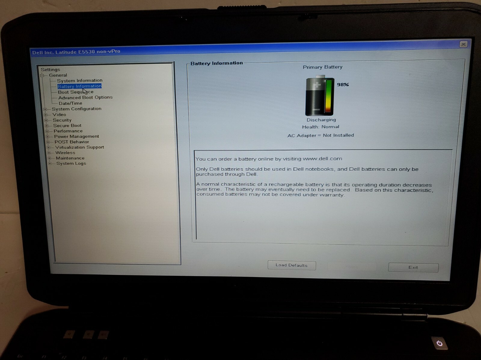 Dell Latitude E5530 15.6″ Intel Core i3-3110 @2.40GHz 4GB 320GB HDD