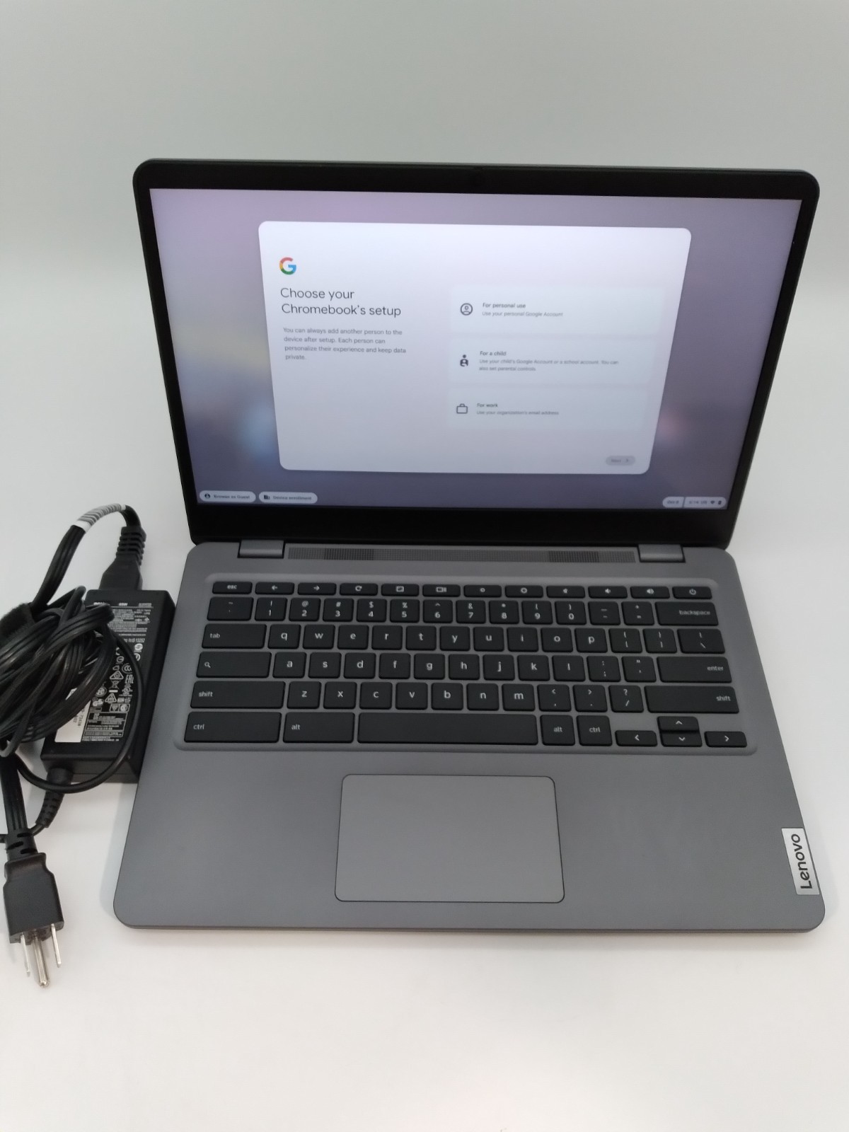 Lenovo 14e Chromebook Gen 2 14″ Touchscreen AMD 3015Ce, 4GB RAM, 32GB EMMC
