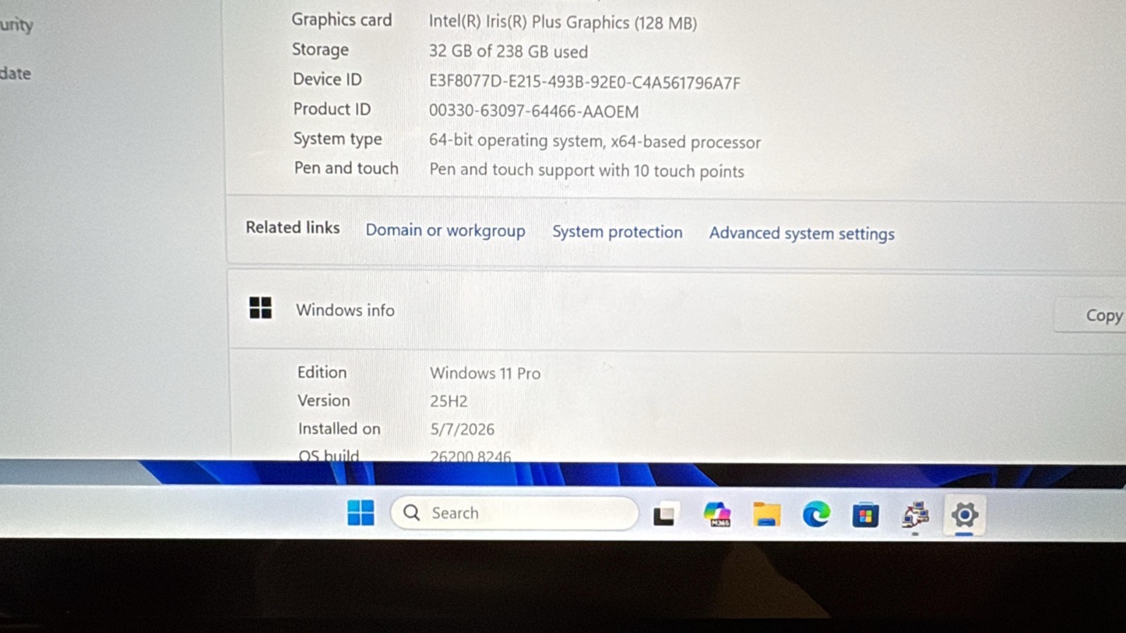 Microsoft Surface Laptop 3 1868 Intel Core i7-1065G7 16GB RAM 256GB SSD .