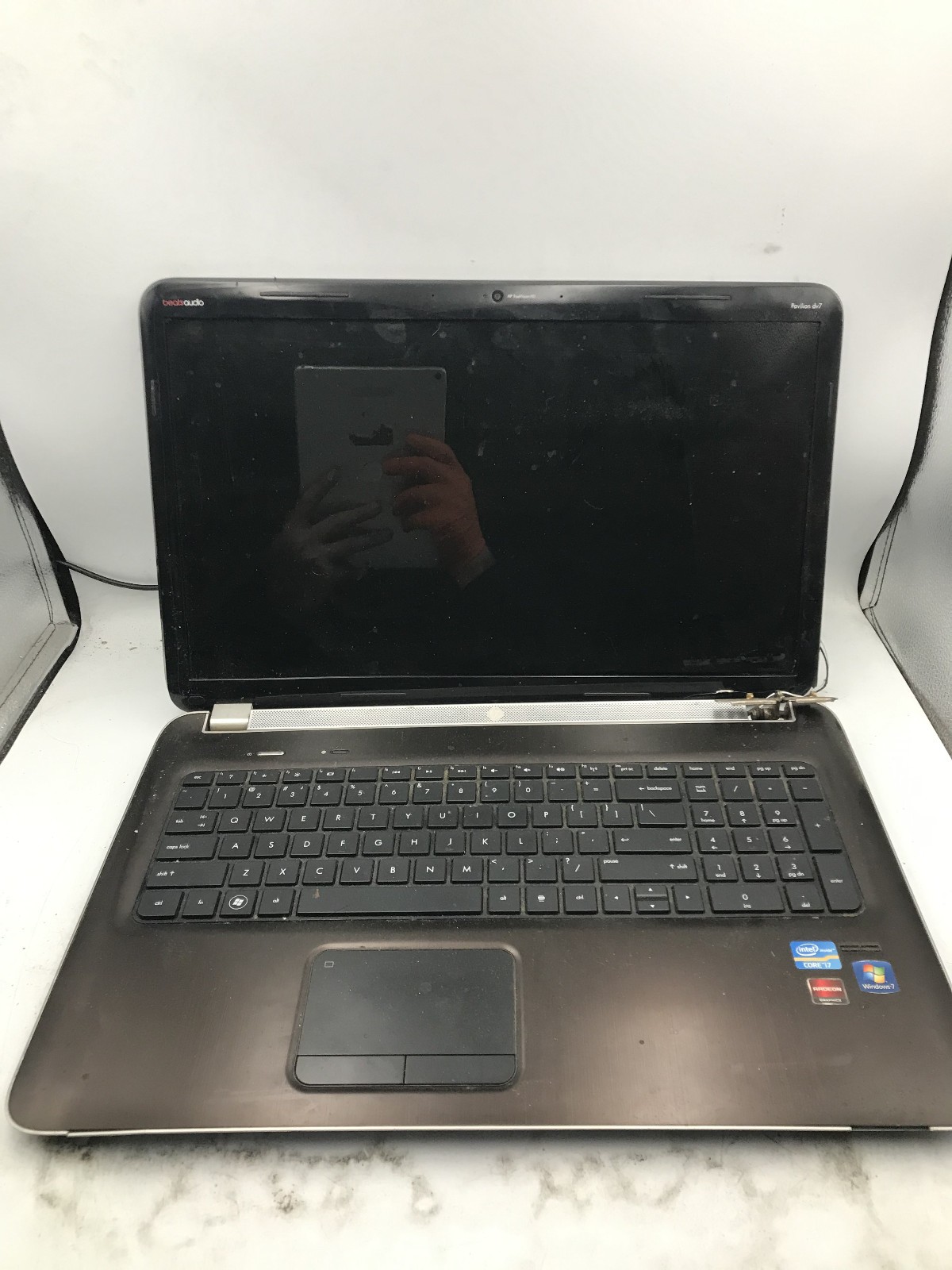 HP PAVILION DV7T 6000 – FOR PARTS/REPAIR – INTEL I7 2ND GEN – 4GB RAM – READ -BB