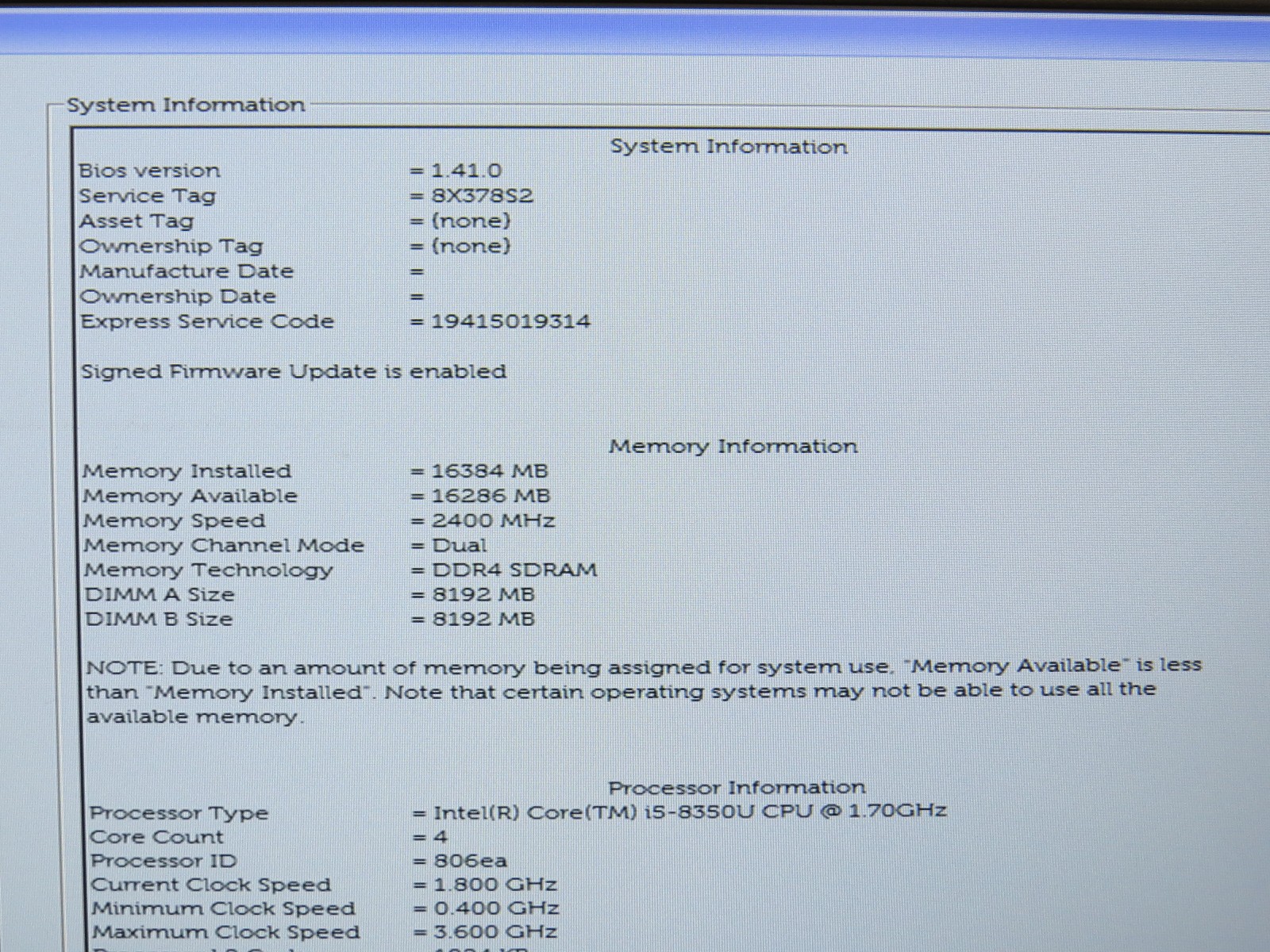 Dell Latitude 5590 | i5-8350U @ 1.7GHz | 16GB DDR4 | 256GB m2 | 15″ | No OS