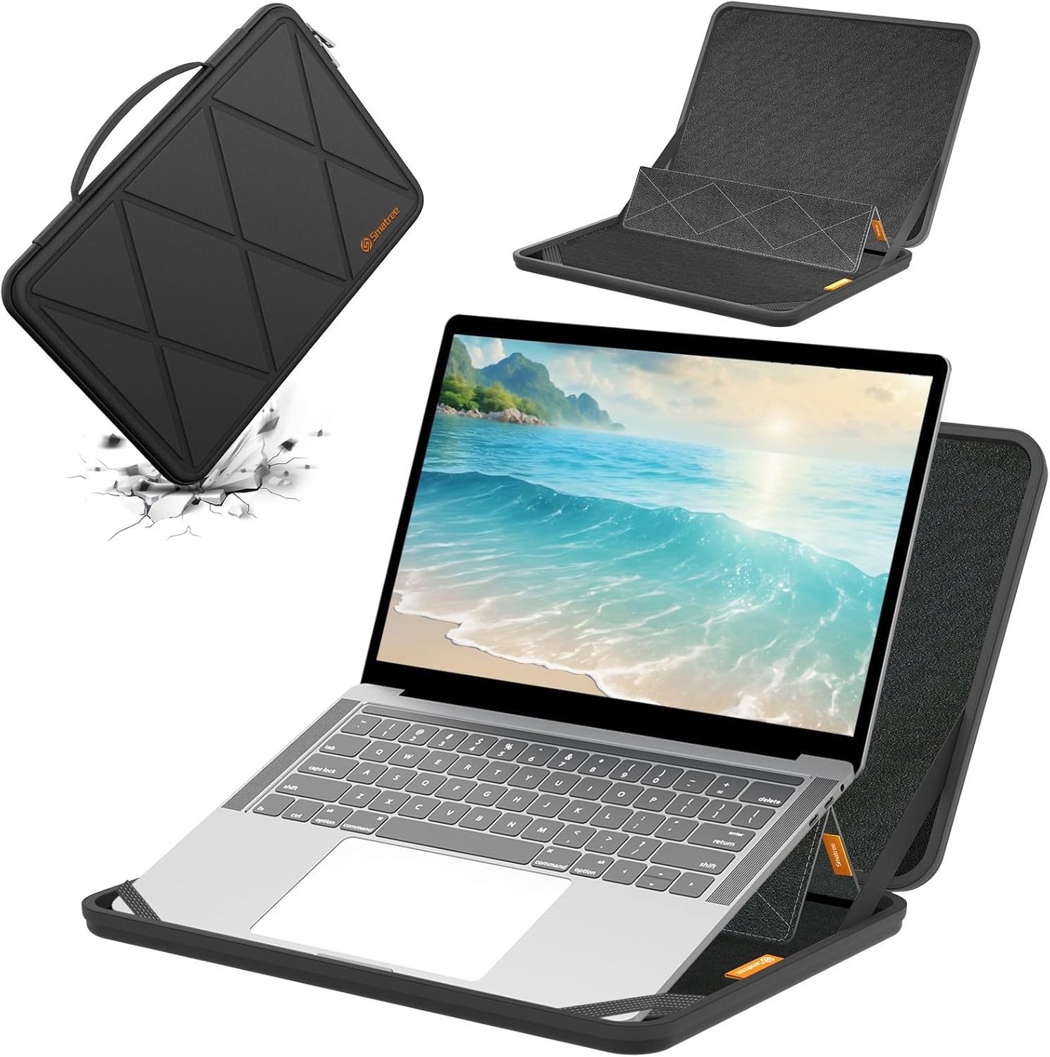 MS49T Hard EVA Protective Sleeve Case with Stand for 14 inch HP OmniBook 3 Next