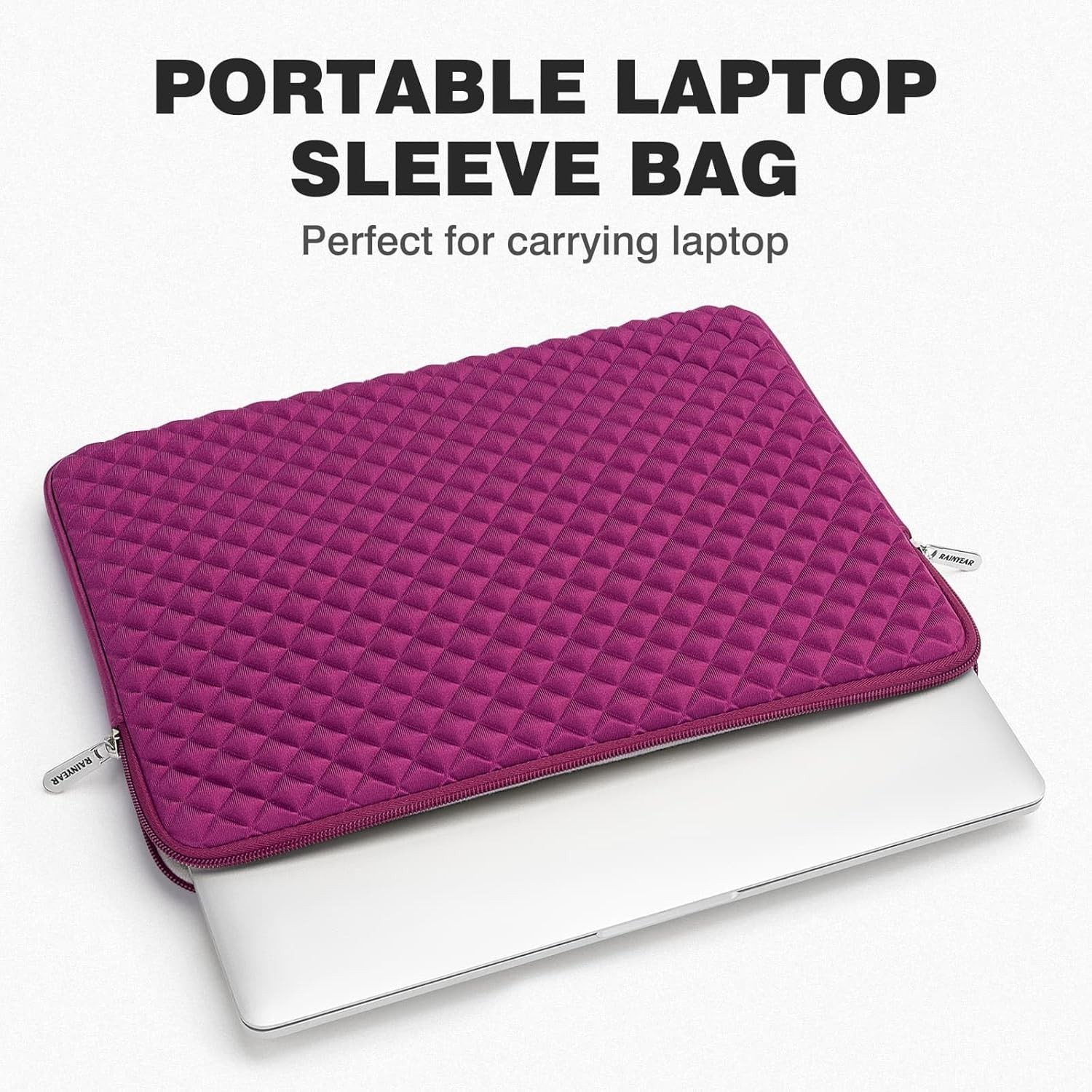 11 Inch Laptop Sleeve Diamond Foam Shock Resistant Neoprene Case for 11″ Compute