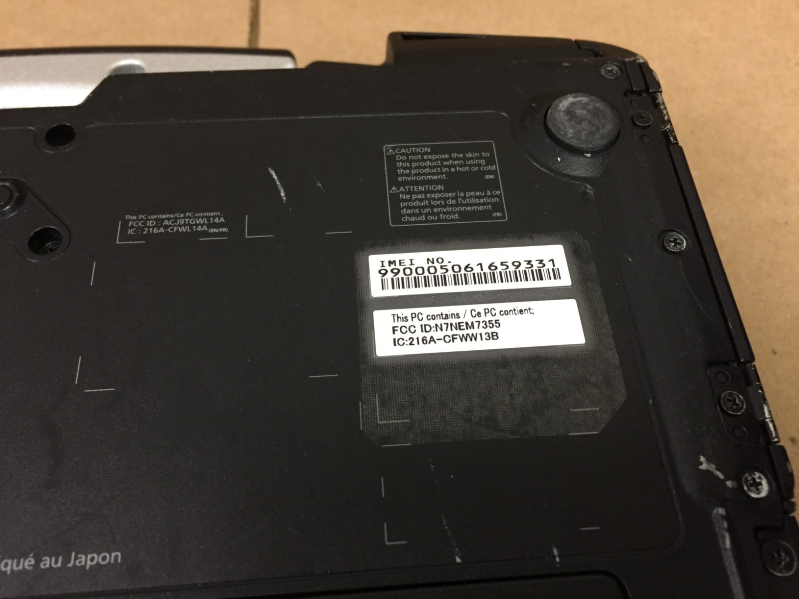 Panasonic Toughbook CF-31 MK5 i5-5300U 8GB RAM 256GB SSD Touch GPS DVDRW w/AC