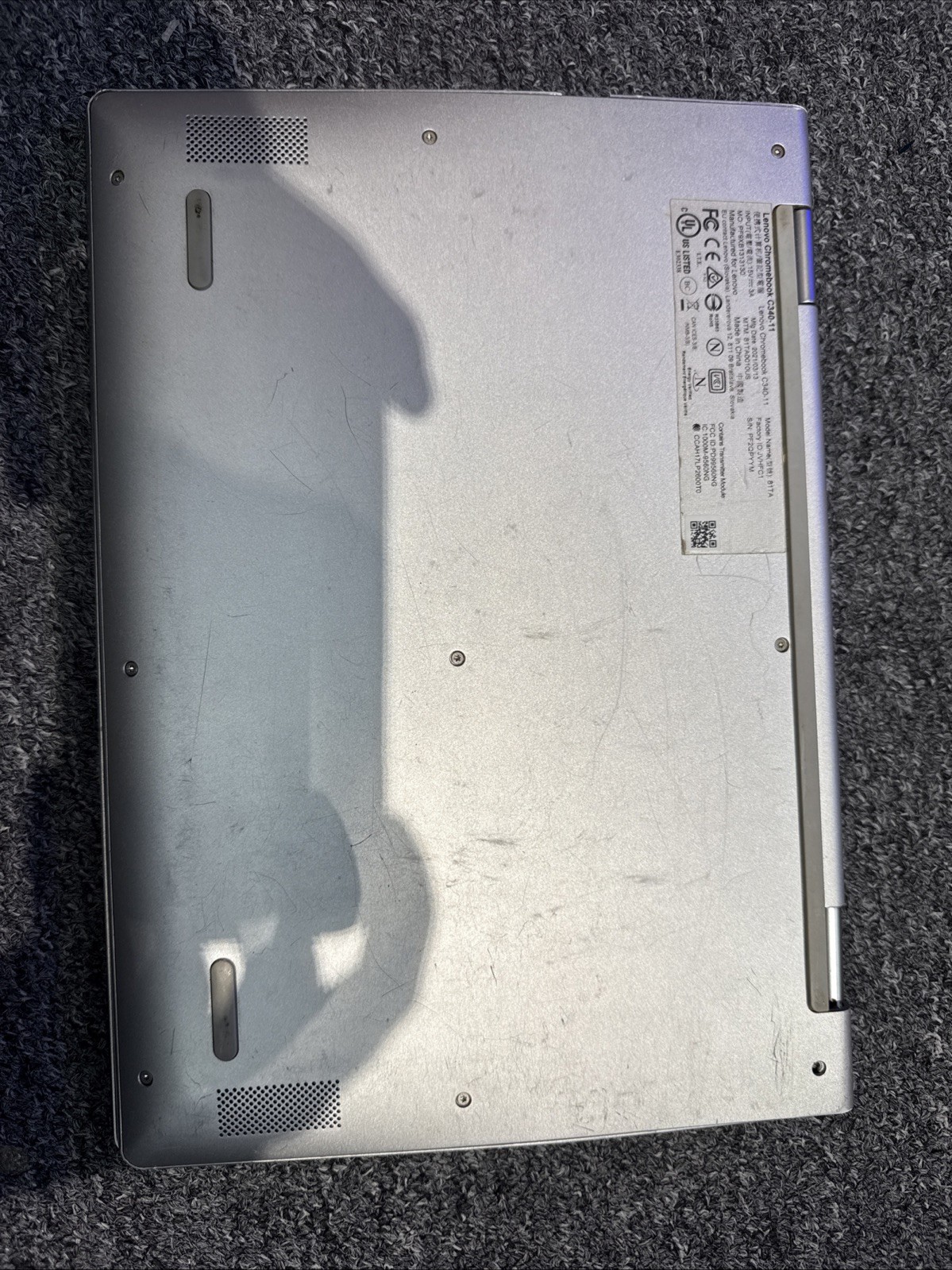 Lenovo Chromebook C340-11 11.6″ HD Touchscreen Celeron N4000 81TA0010US (AS IS)