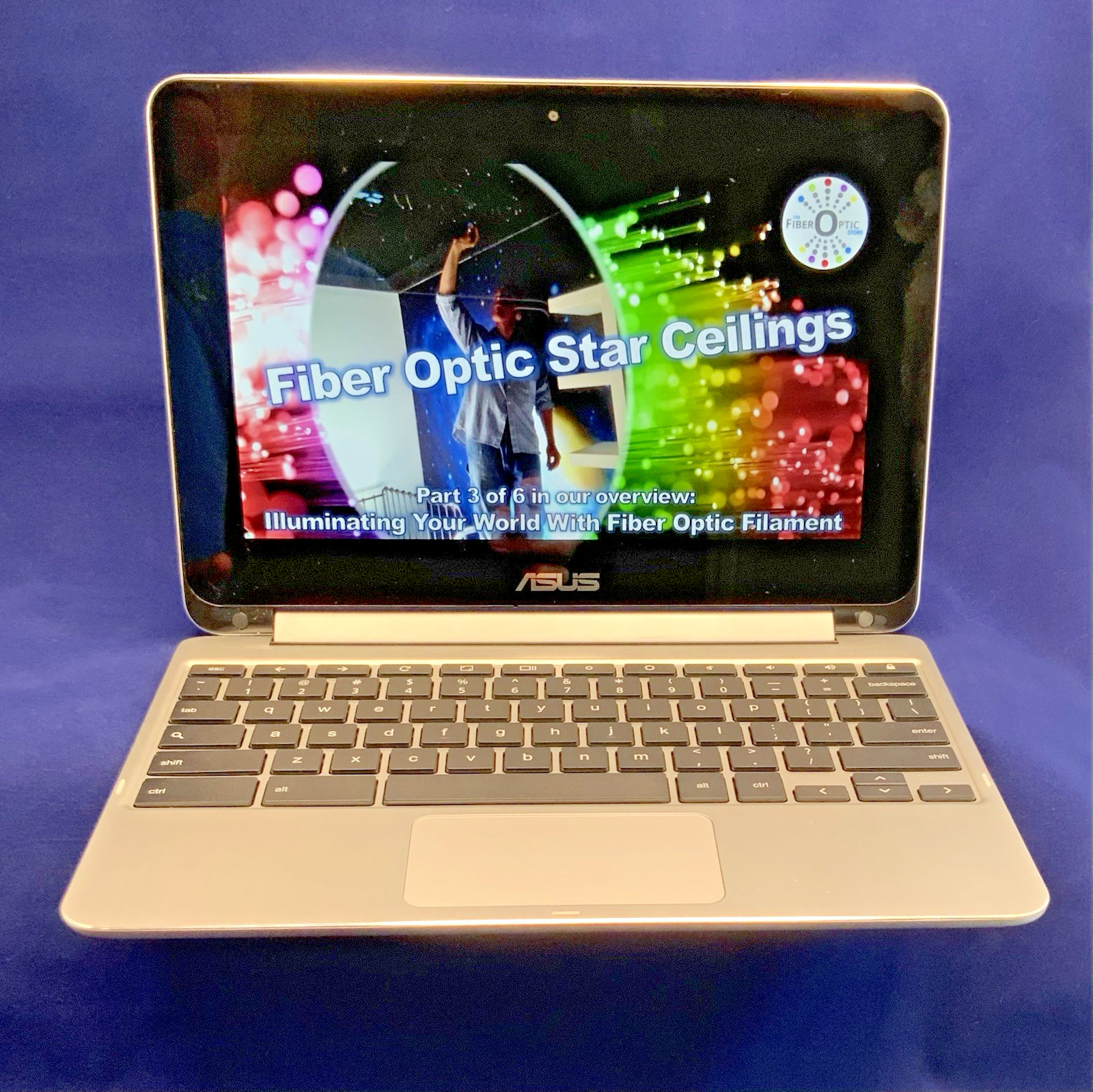 ASUS Chromebook Flip C100PA 10” Touch 4GB 16GB w/ 64GB SD Card & Charger – Mint