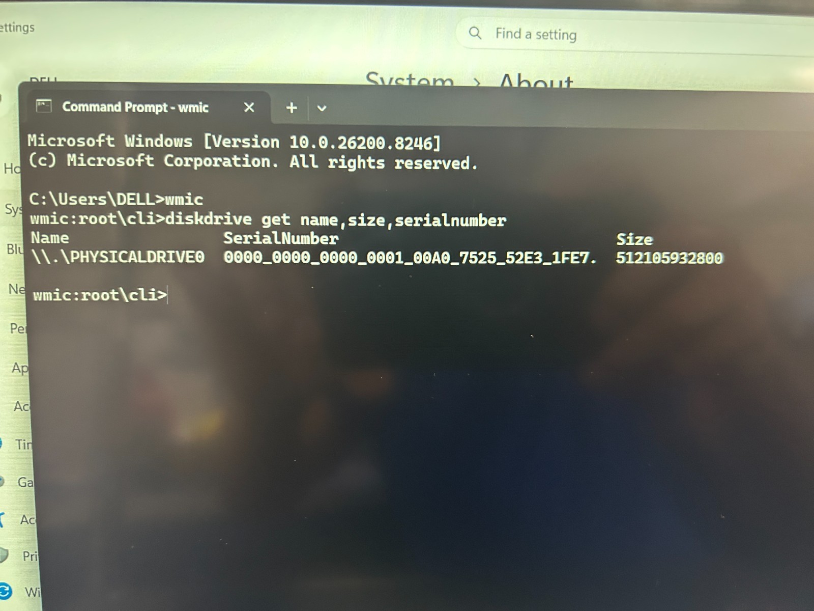 DELL 15 DC15255 G8MK9, AMD Ryzen 7 7730U, 2.00 GHz, 16 GB RAM, 512 GB NVMe SSD