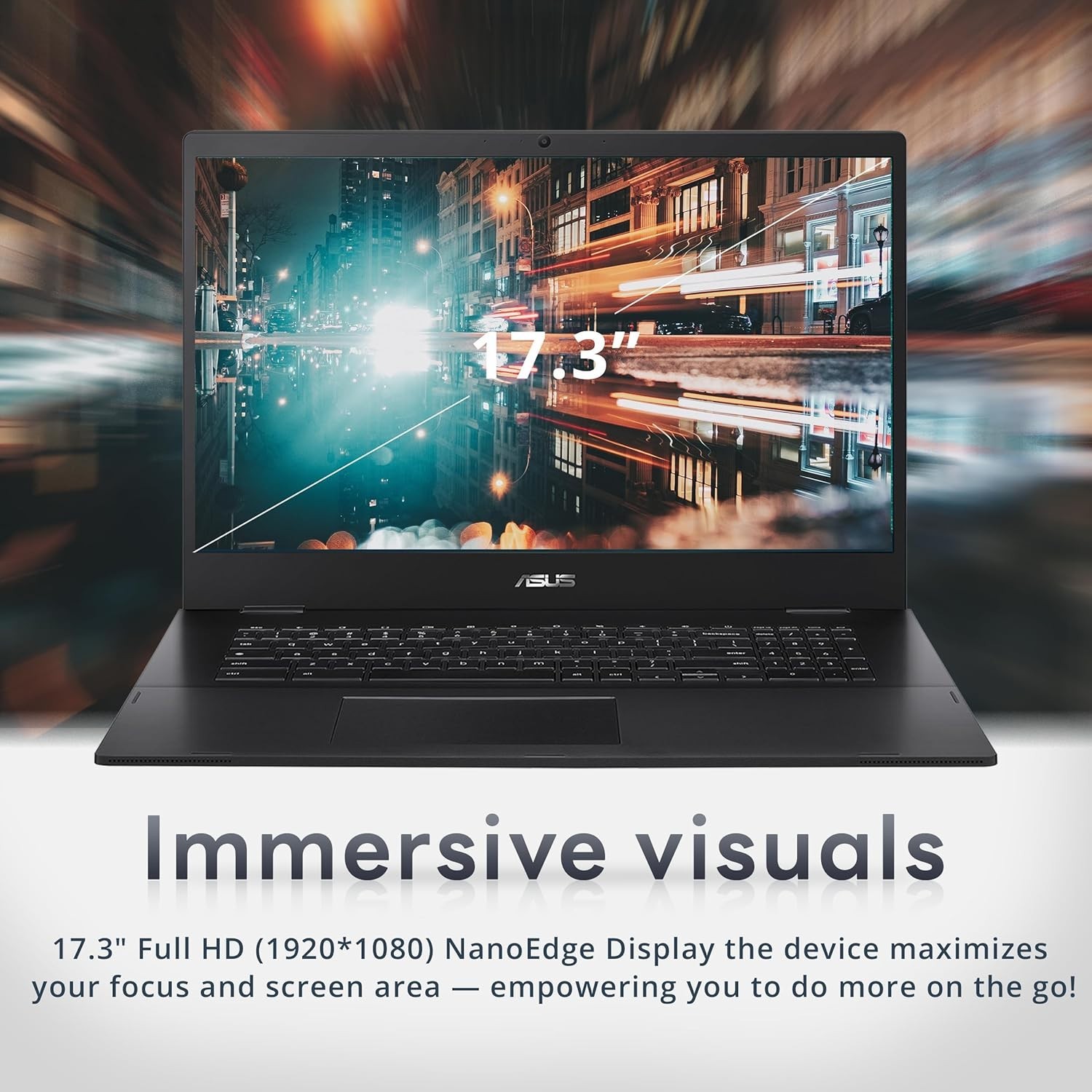 Chromebook CX1700 17.3″ FHD Laptop, Intel Celeron