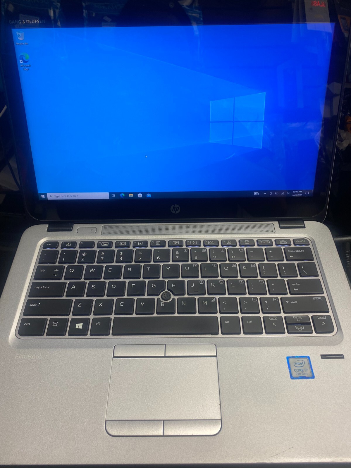 HP Laptop EliteBook 820 G4 Intel Core i7 7500U (2.70 GHz) Window 10 pro touch