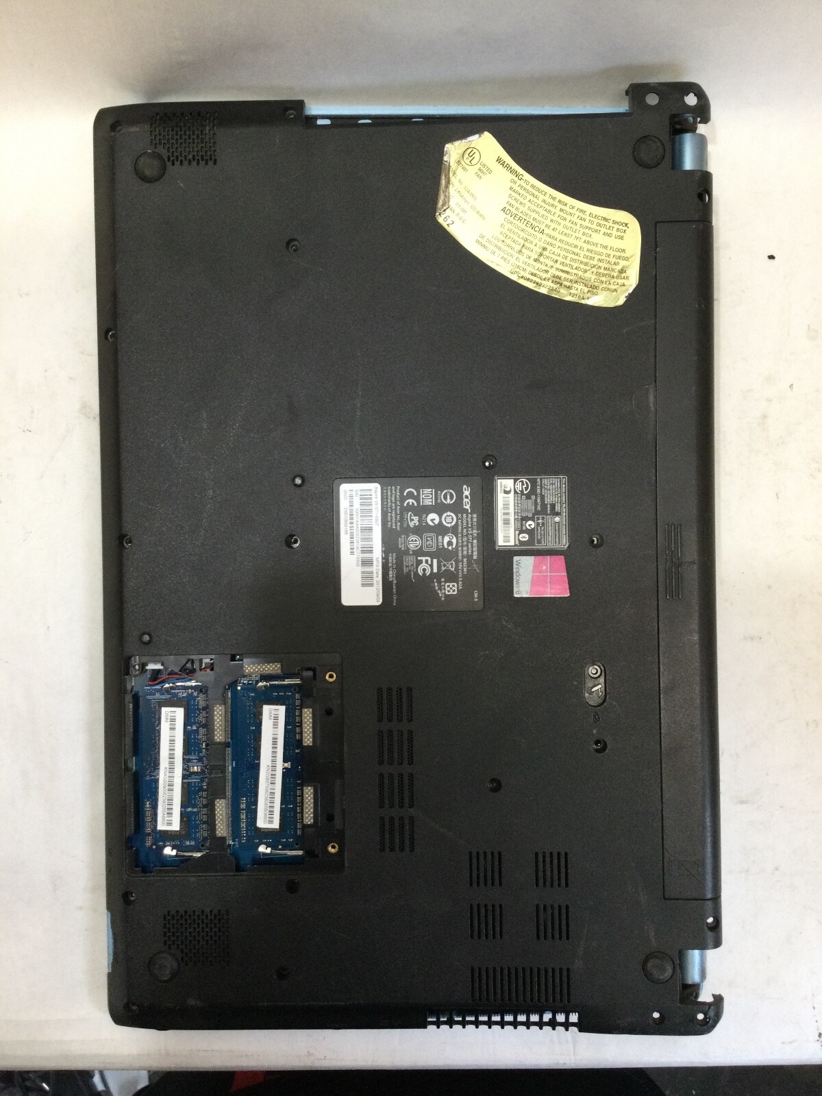 ACER ASPIRE – V5-571 – INTEL I3 – 8GB RAM – FOR PARTS – READ DESCRIPTION – BB!!!