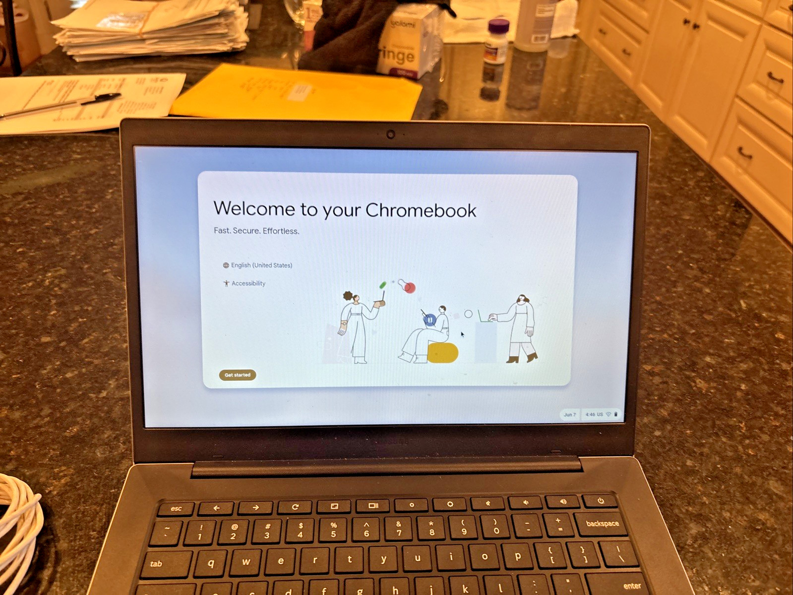 Samsung Galaxy Chromebook XE345XDA 14″ Celeron N4500 1.1GHz 4GB RAM 32GB