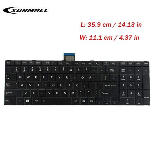 Keyboard Replacement only Compatible with Toshiba Satellite C50-A C55-A C55D-…