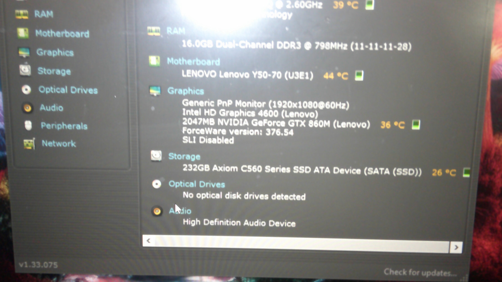 Lenovo Y50-70, TEMPLER i7 4720hq 2.6-3.60ghz,250gb ss,16gb,15.6″hd,