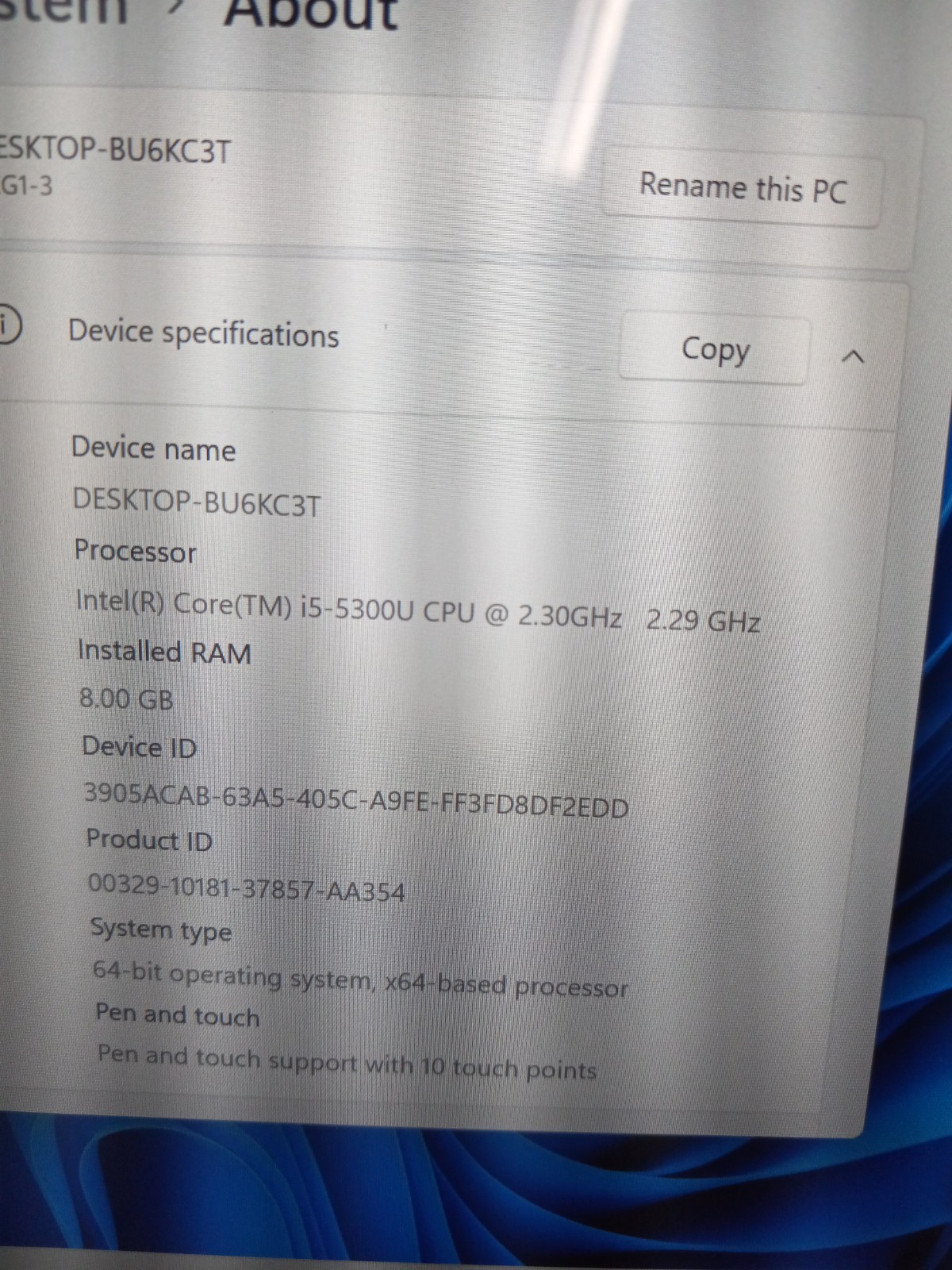 Panasonic Toughpad FZ-G1 10.1″ Core i5-5300U 8GB RAM 128gb SSD STYLUS Scanner