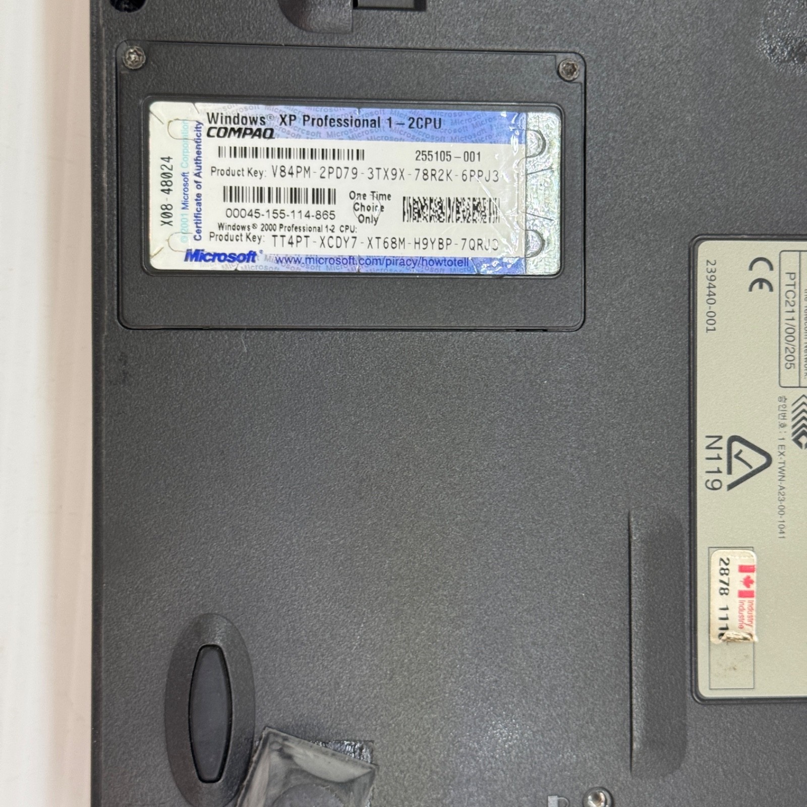 Compaq Evo N610c Laptop PP2040 Vintage Powers On No Further Testing