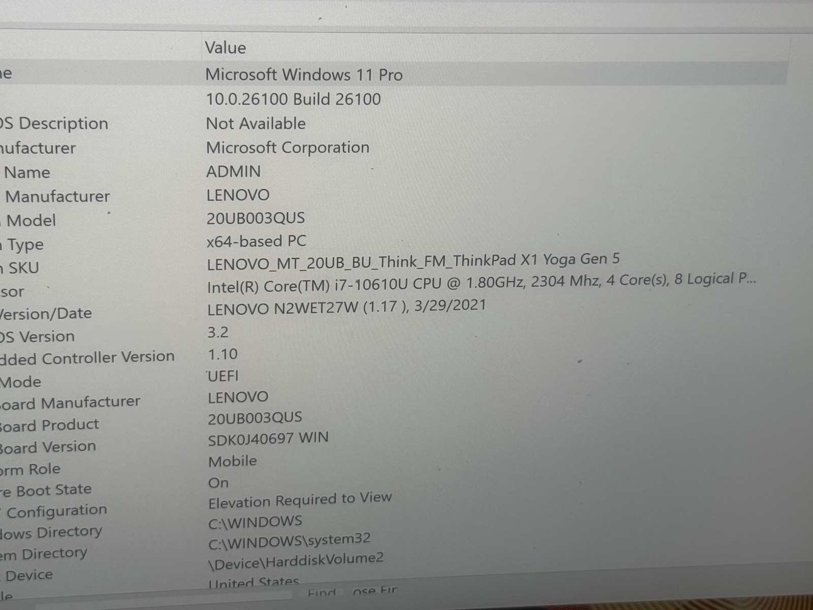 Lenovo ThinkPad X1 Yoga Gen 5 14″ i7-10610U, 512GB NVMe, 16GB RAM