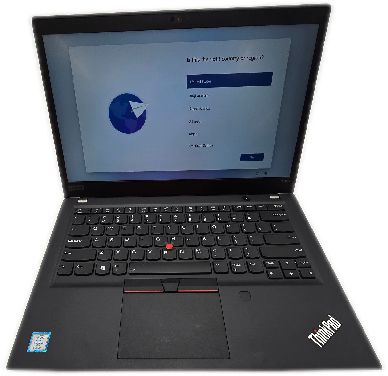 Lenovo ThinkPad T490S i5-8th Gen 16GB 256GB SSD Windows 11 Home