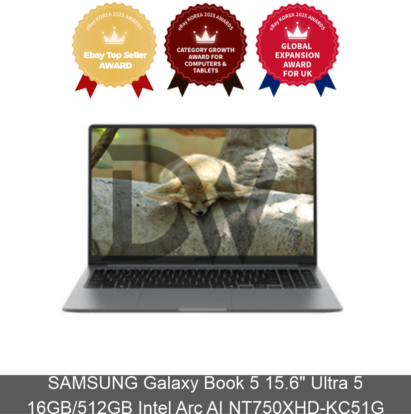 SAMSUNG Galaxy Book 5 15.6″ Ultra 5 16GB/512GB Intel Arc AI NT750XHD-KC51G