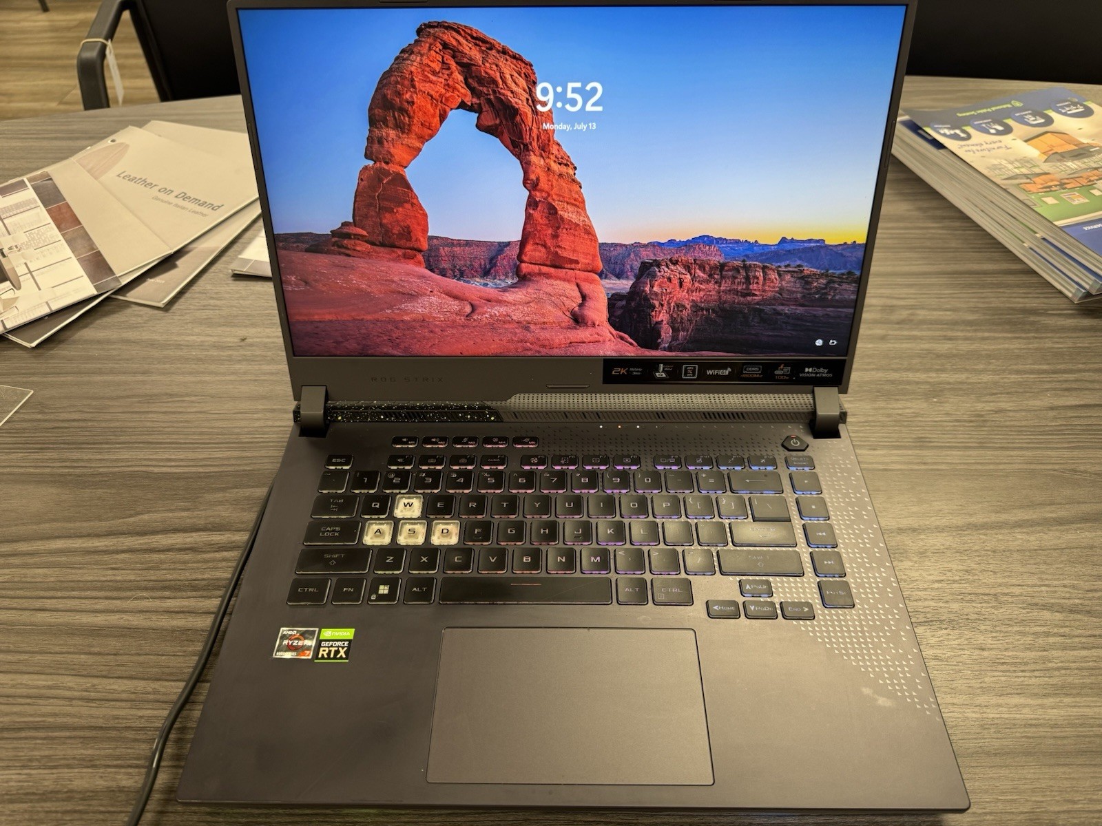Asus ROG Strix G513R 15.6 Ryzen 7 6800H 3.2GHz 16GB RAM 1TB SSD GeForce RTX 3060