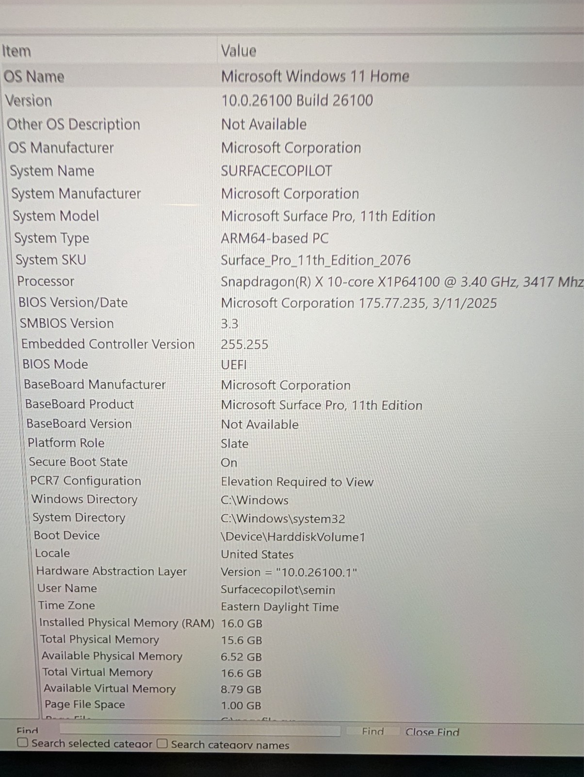 Microsoft Surface Pro 13” w/keyboard and case – Snapdragon X Plus, 16gb ,256gb