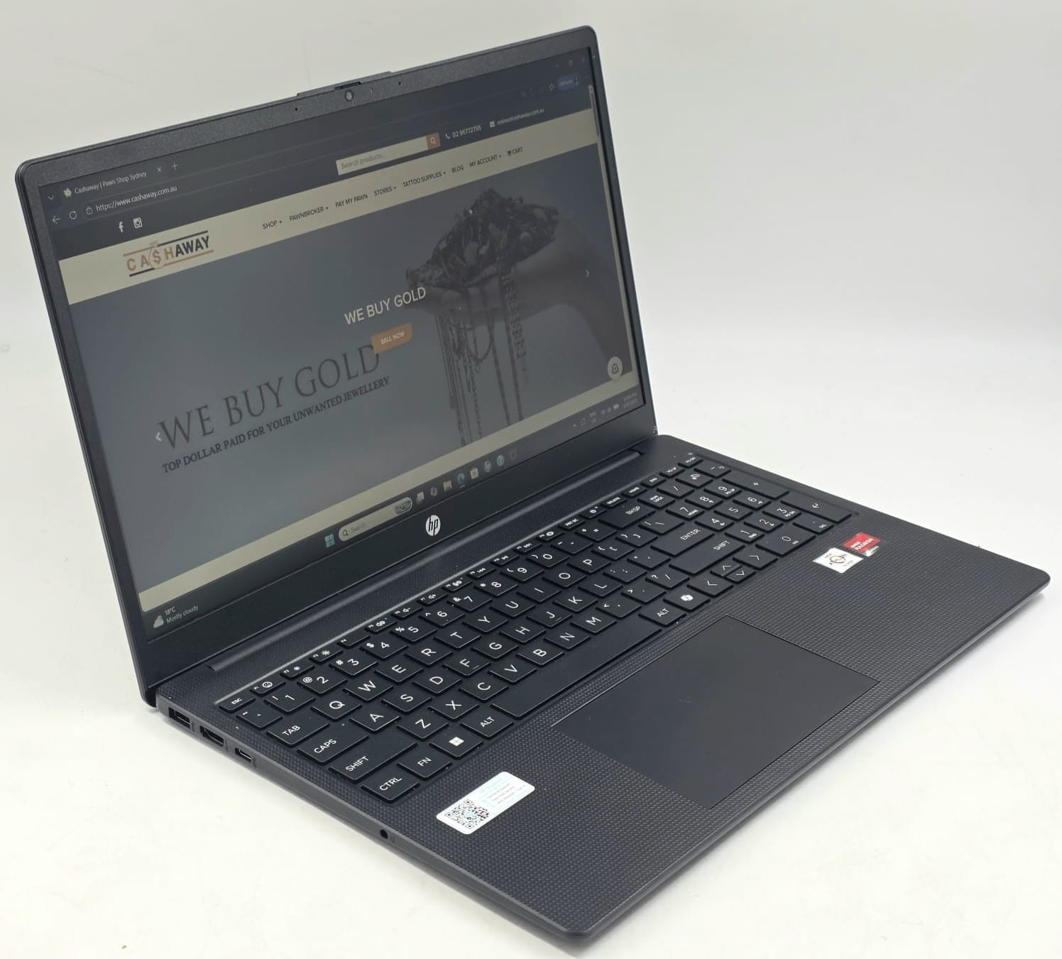 HP Laptop 15 15-fc0565AU 15.6″ AMD Athlon Silver 7120U 8GB RAM 500GB SSD Windows
