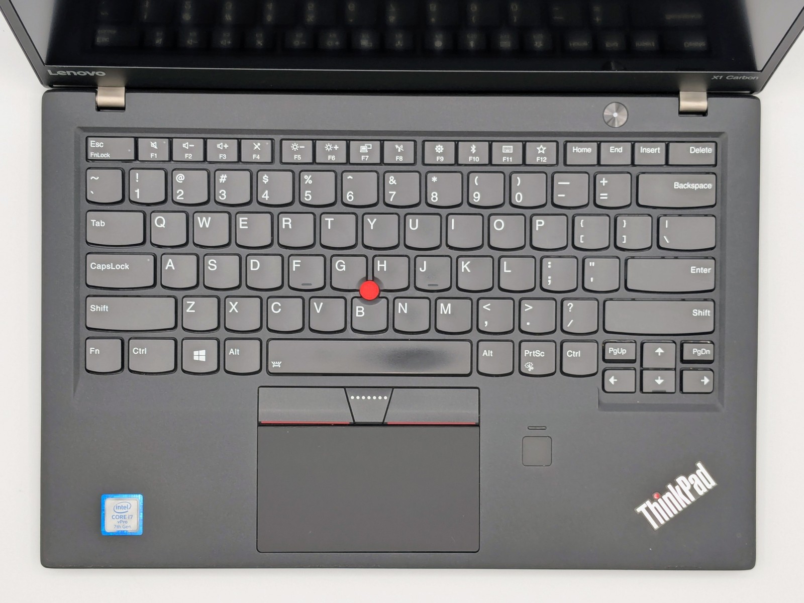 Lenovo ThinkPad X1 Carbon 5th Gen 14″ FHD I7-7600U 256GB SSD 16GB W10P *READ*