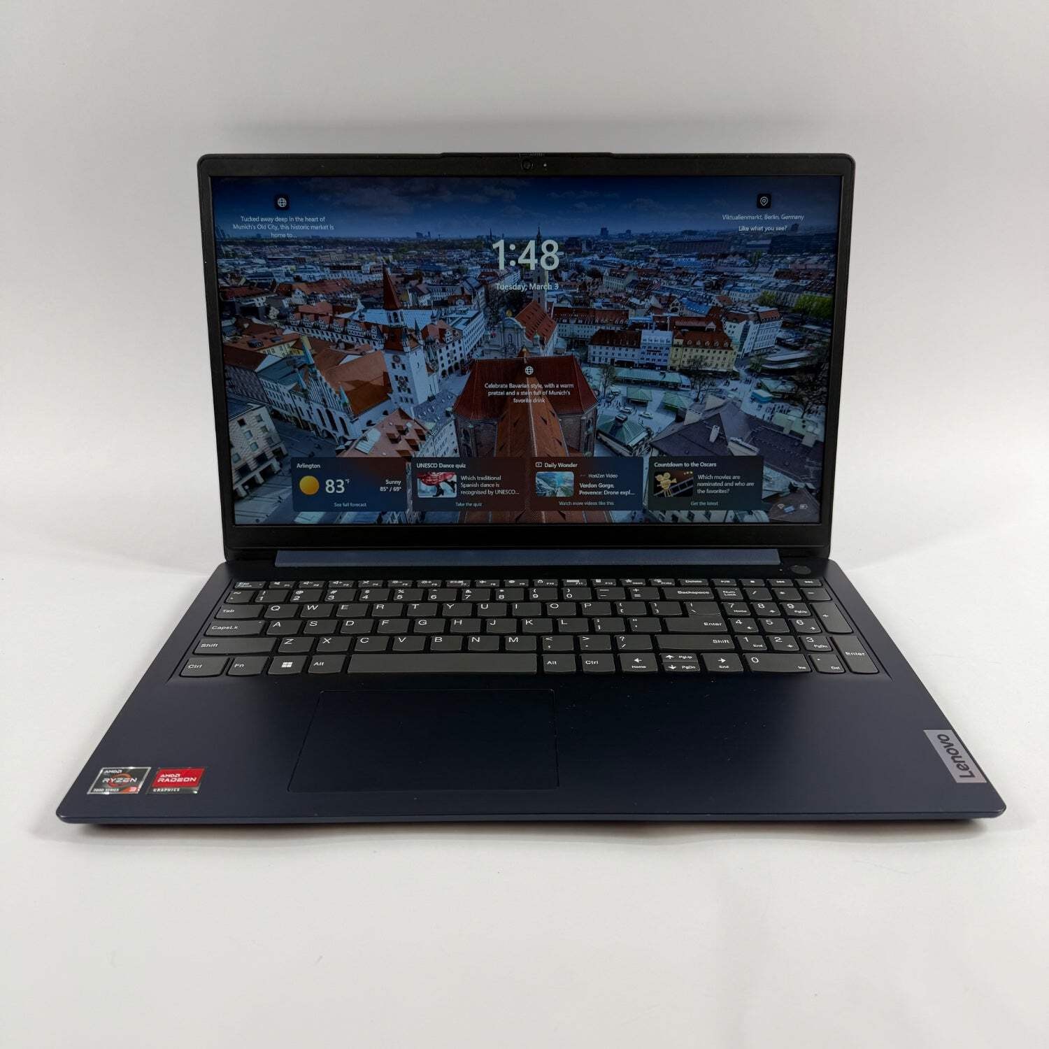 Broken Lenovo IdeaPad 15.6″ Ryzen 3 7320U 2.4GHz 8GB RAM 256GB SSD Bad Keyboard