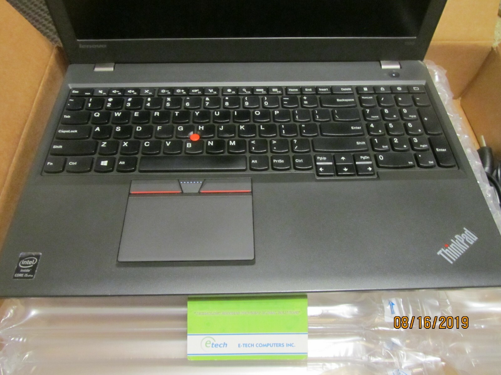 ThinkPad T550 i5-5300U 8GB RAM 16GB SSD+ 500GB SATA, 15.6″ FHD, Windows 10 Pro