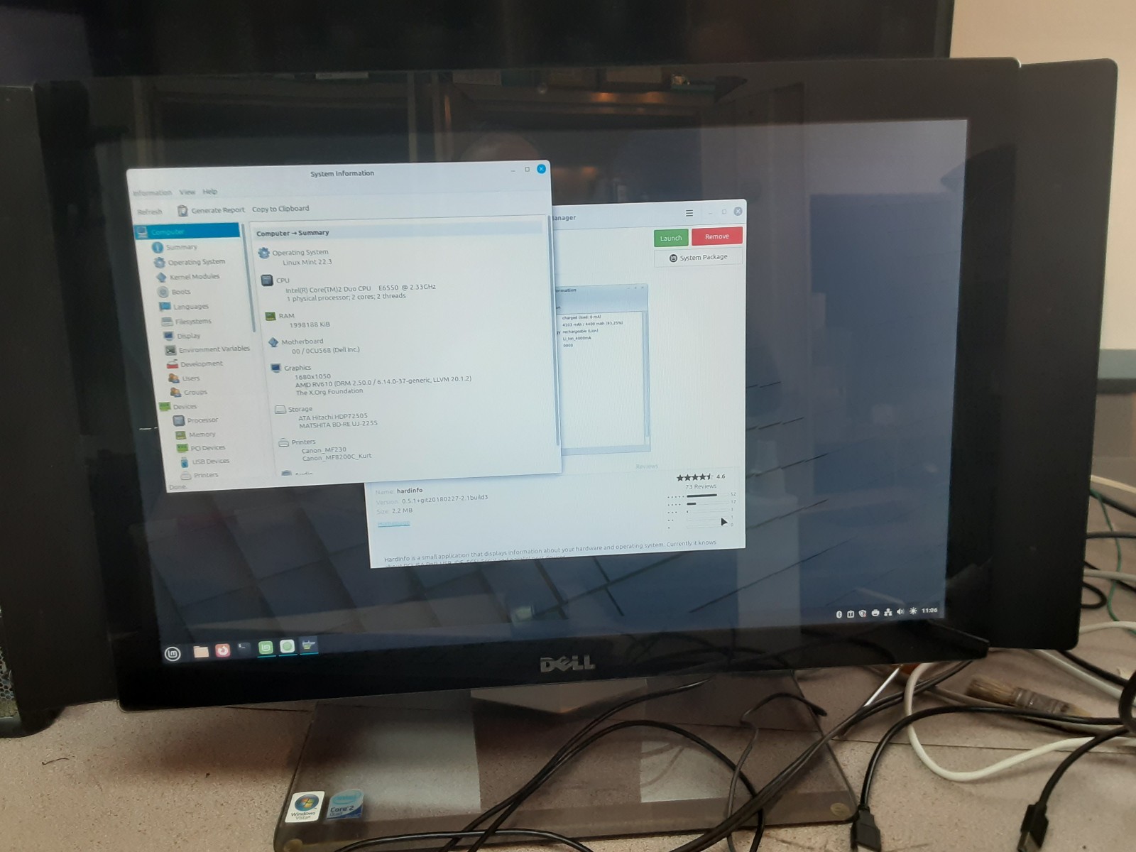VINTAGE Dell XPS A2010 All-In-One Desktop Computer 2GB RAM, 500GB Hard Drive