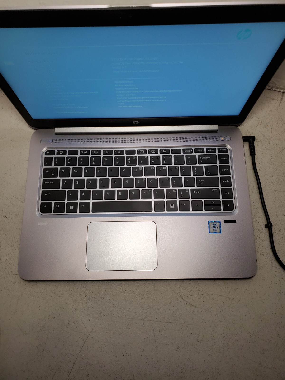 HP EliteBook Folio 1040 G3 14″ i7-6600U 8GB RAM No SSD/OS/BATTERY! BIOS PW! #69