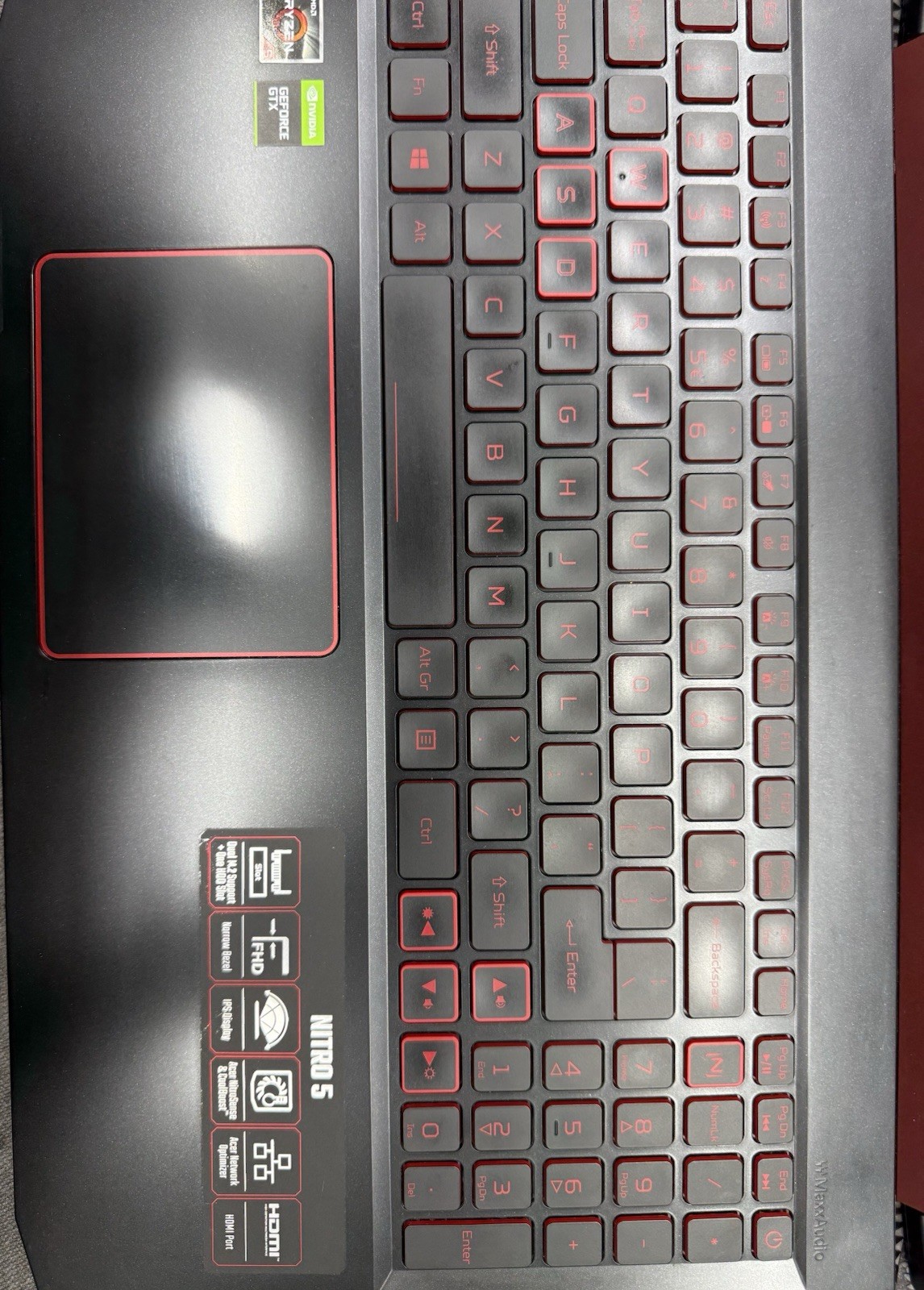 Acer Nitro 5 AN515-43 Gaming Laptop AMD Ryzen 5 GTX 8GB 477GB SSD 15.6″ FHD