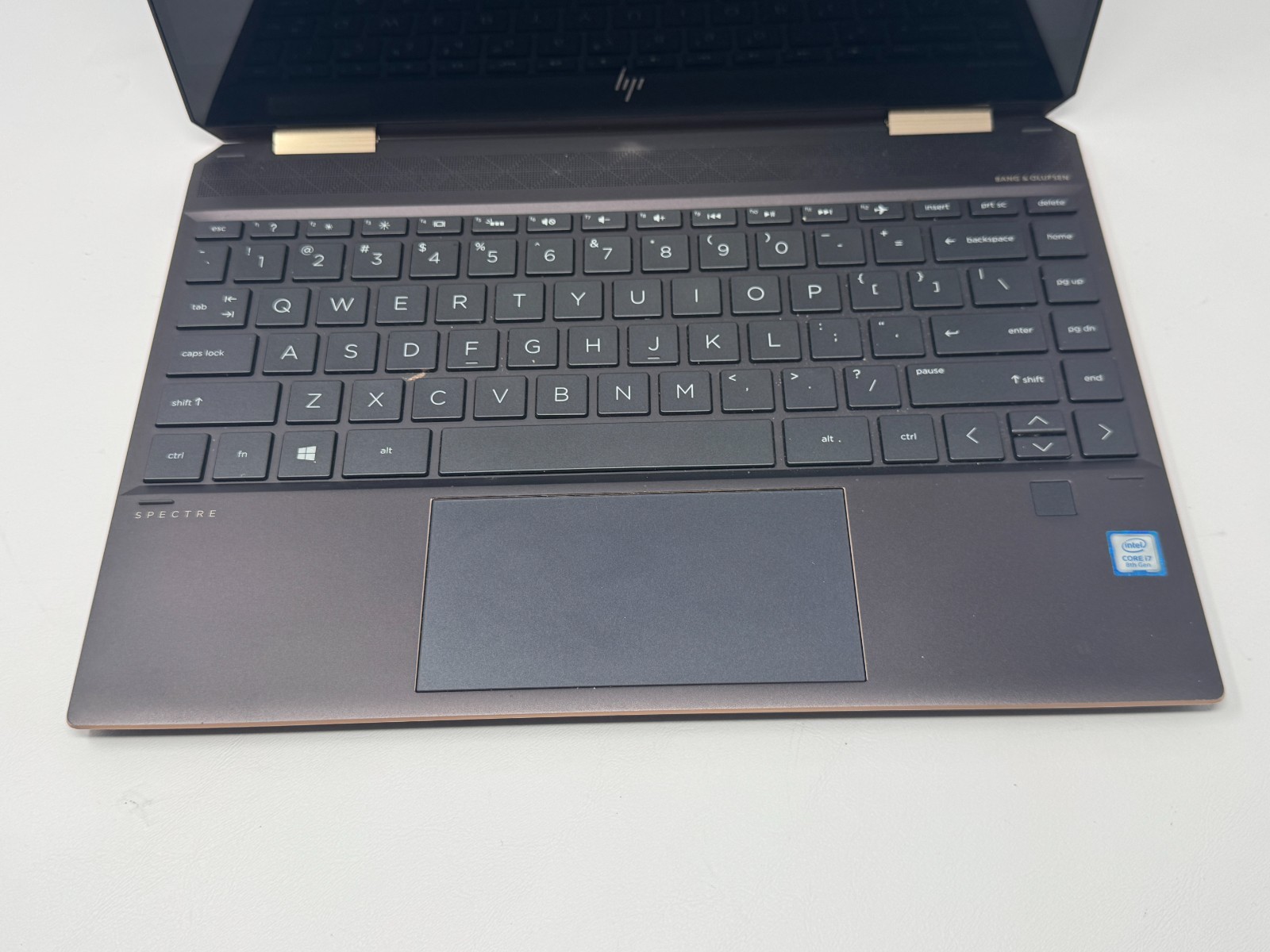 HP Spectre x360 13 Core i7-8565U Water Damage Bent Board For Parts READ DESC